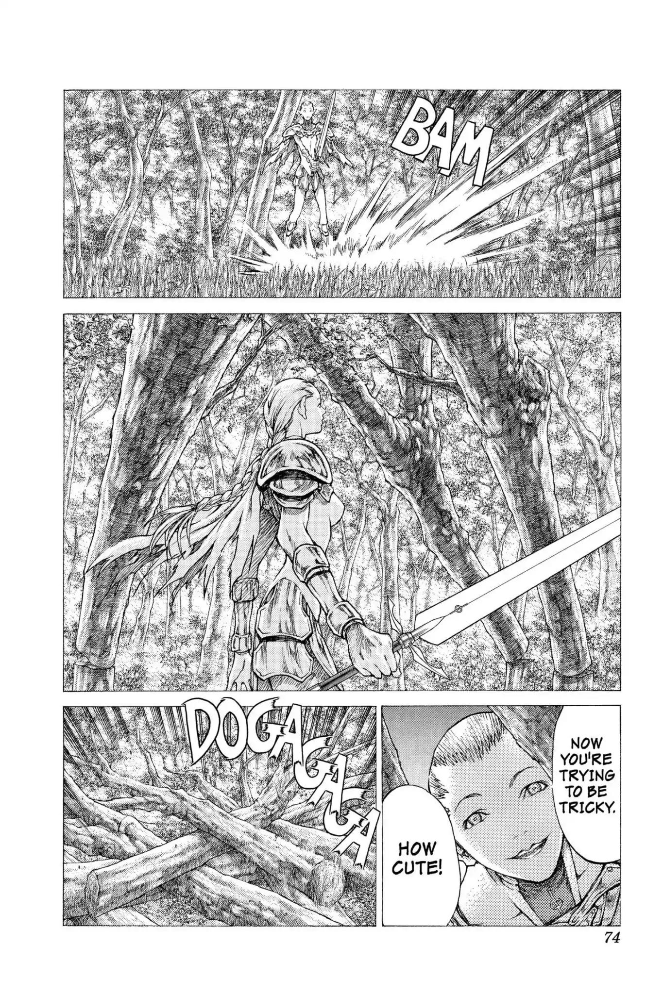 Claymore Chapter 36 page 8 - Chapter 36: Vol.7 Scene 36: The Endless Gravestones, Part 6