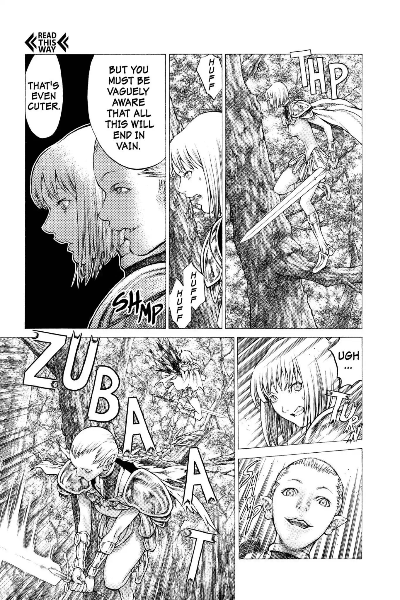 Claymore Chapter 36 page 9 - Chapter 36: Vol.7 Scene 36: The Endless Gravestones, Part 6