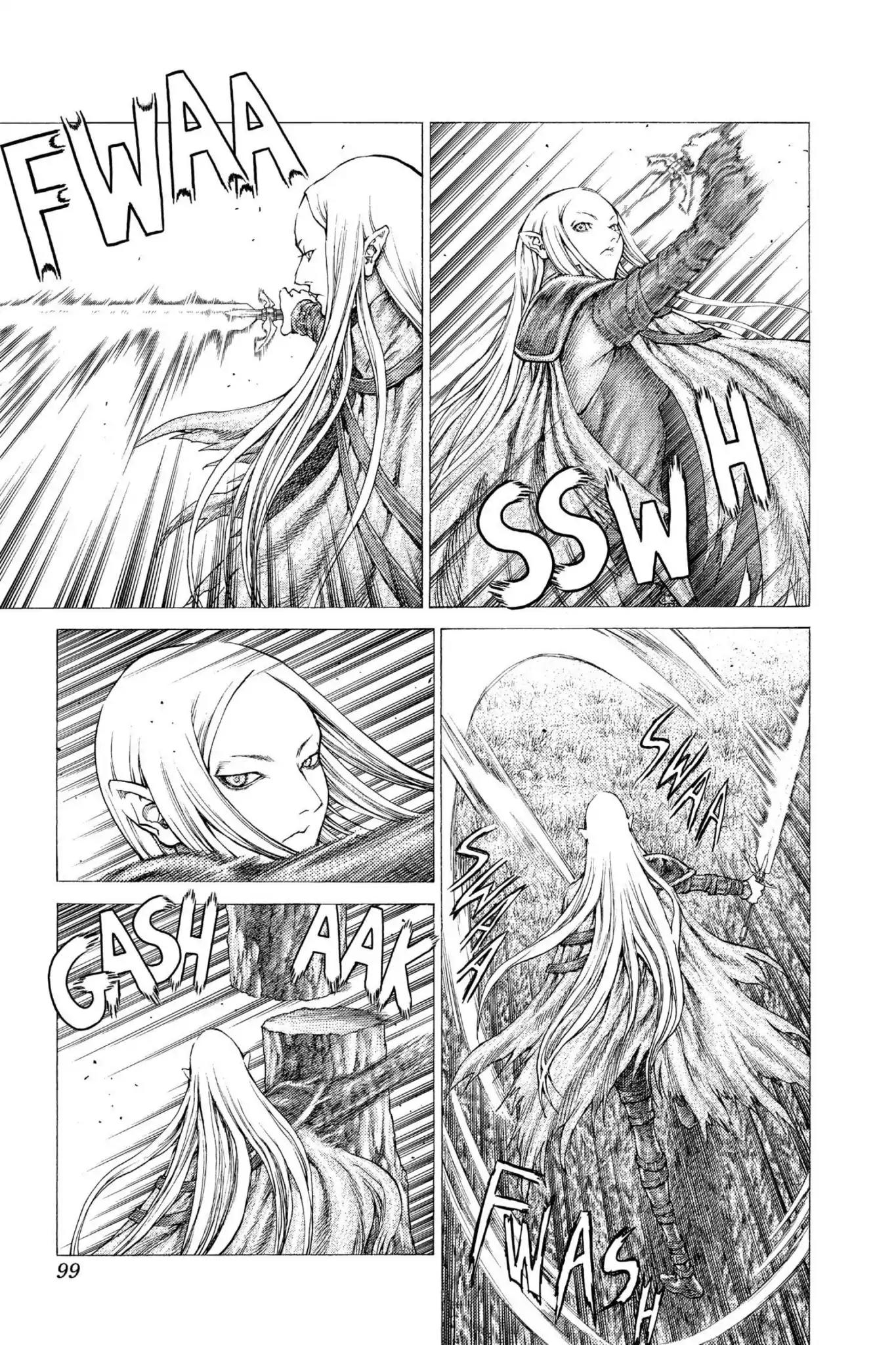 Claymore Chapter 37 page 10 - Chapter 37: Vol.7 Scene 37: Fit for Battle, Part 1