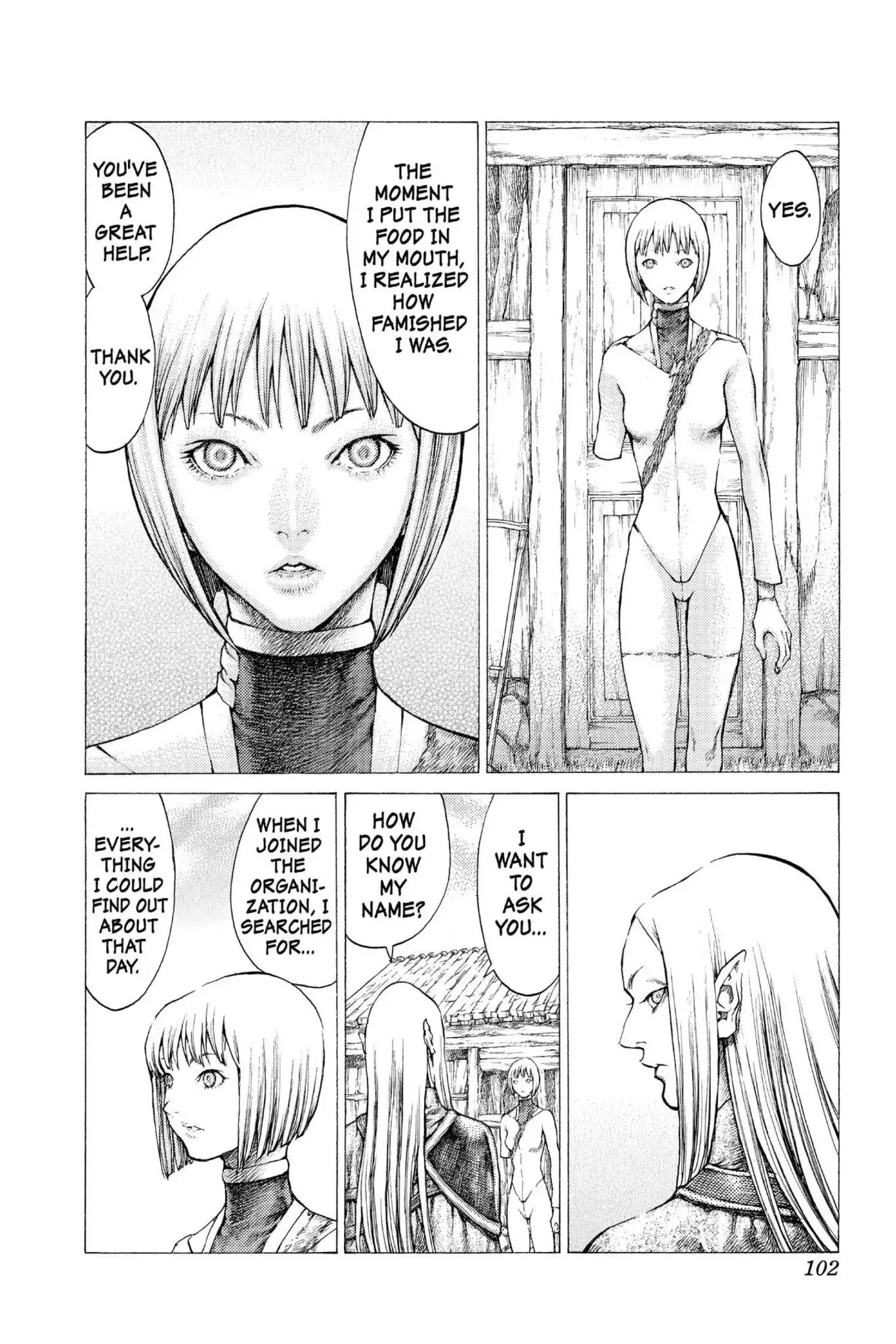 Claymore Chapter 37 page 13 - Chapter 37: Vol.7 Scene 37: Fit for Battle, Part 1