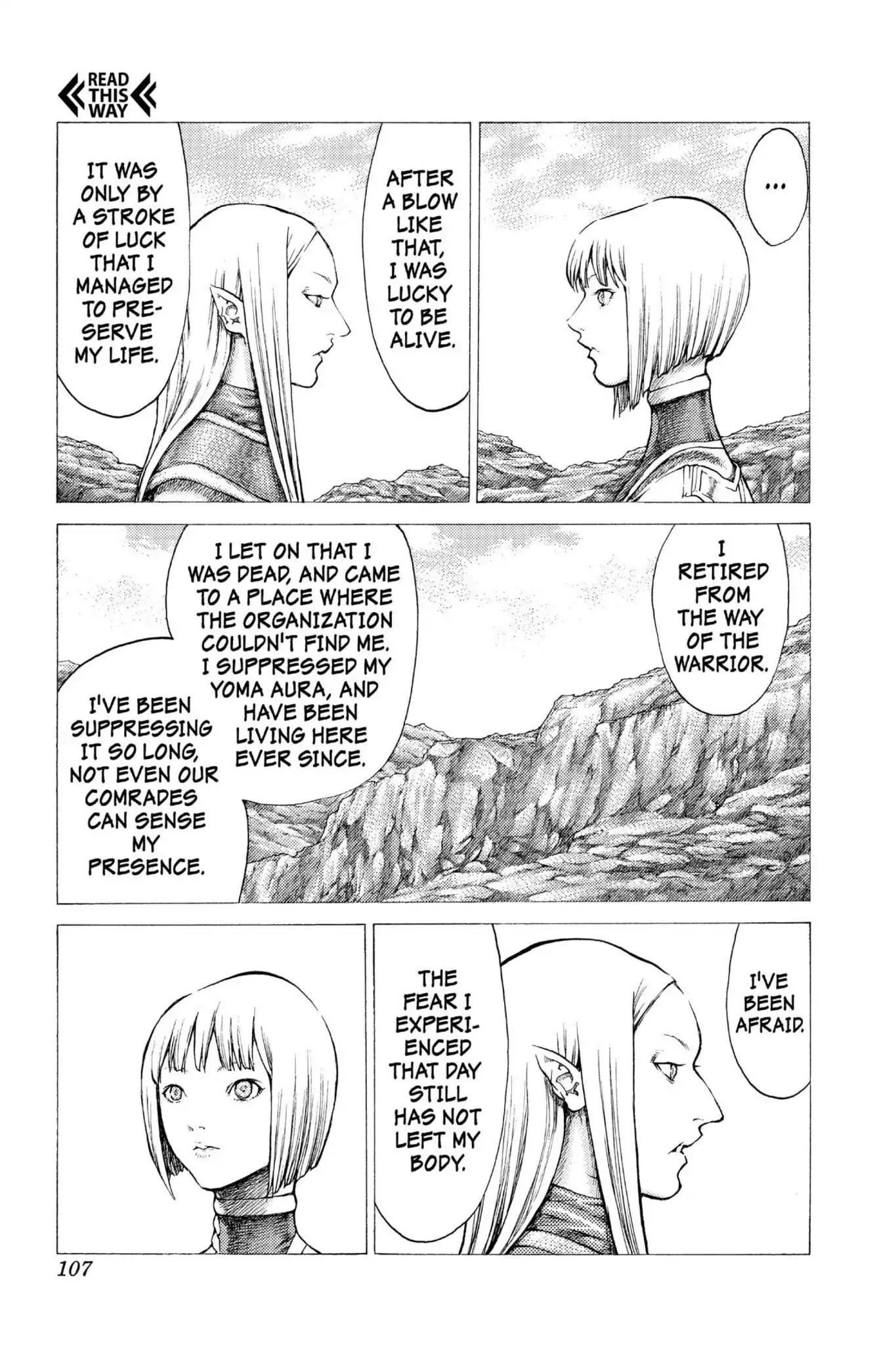 Claymore Chapter 37 page 18 - Chapter 37: Vol.7 Scene 37: Fit for Battle, Part 1