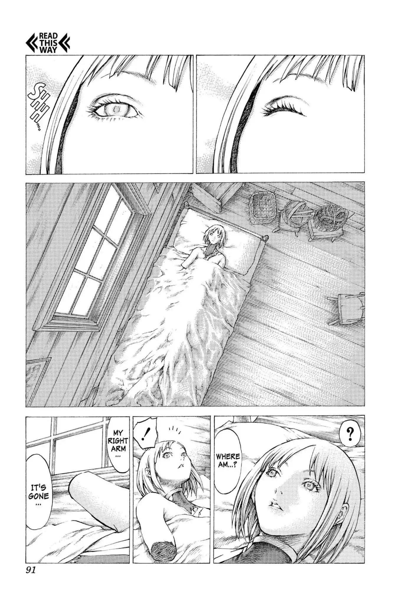 Claymore Chapter 37 page 2 - Chapter 37: Vol.7 Scene 37: Fit for Battle, Part 1