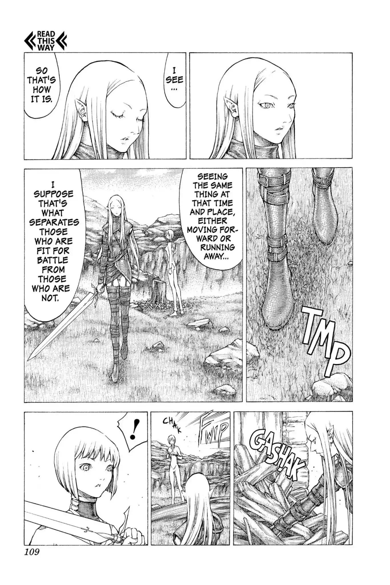 Claymore Chapter 37 page 20 - Chapter 37: Vol.7 Scene 37: Fit for Battle, Part 1