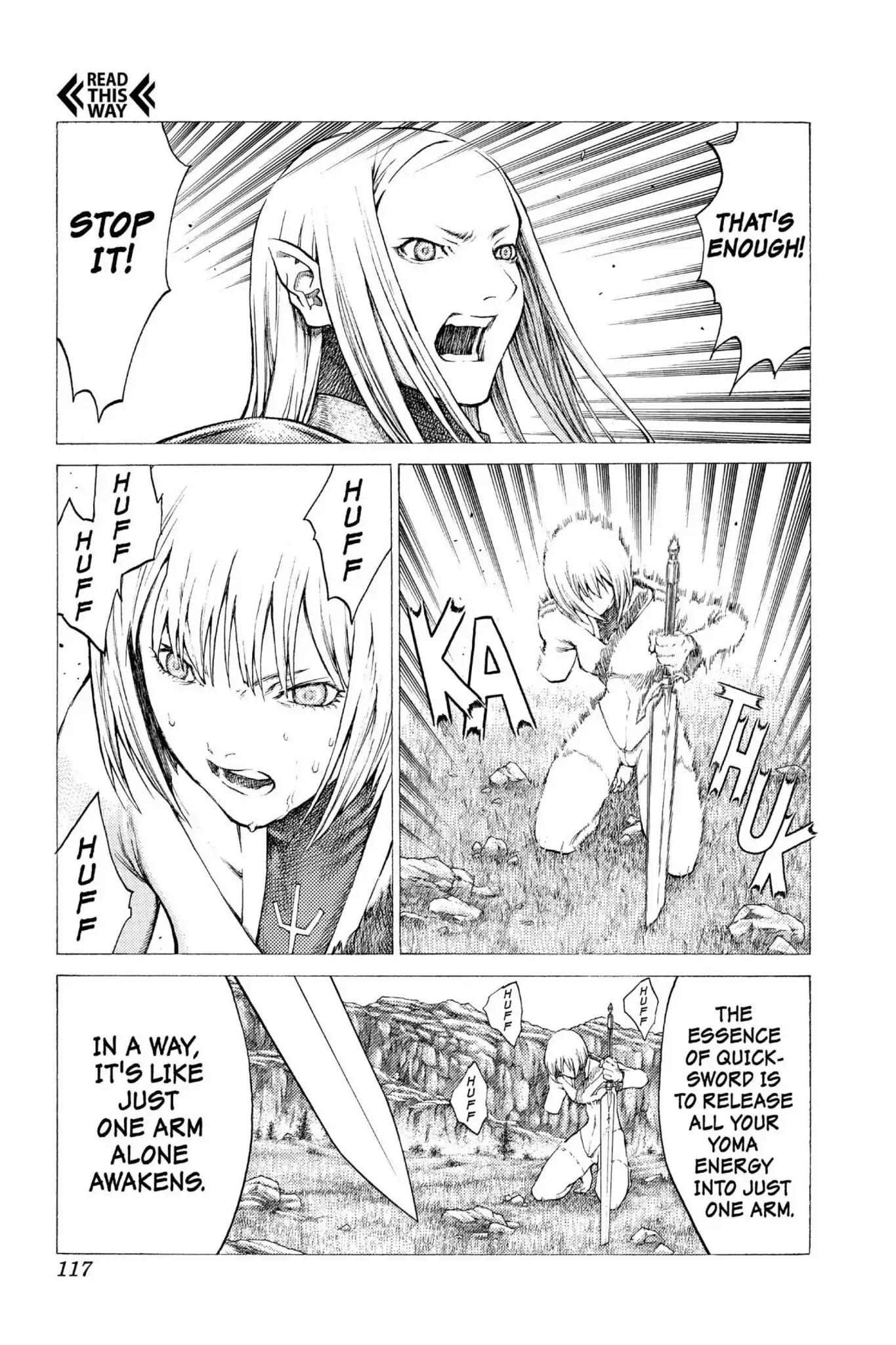 Claymore Chapter 37 page 28 - Chapter 37: Vol.7 Scene 37: Fit for Battle, Part 1