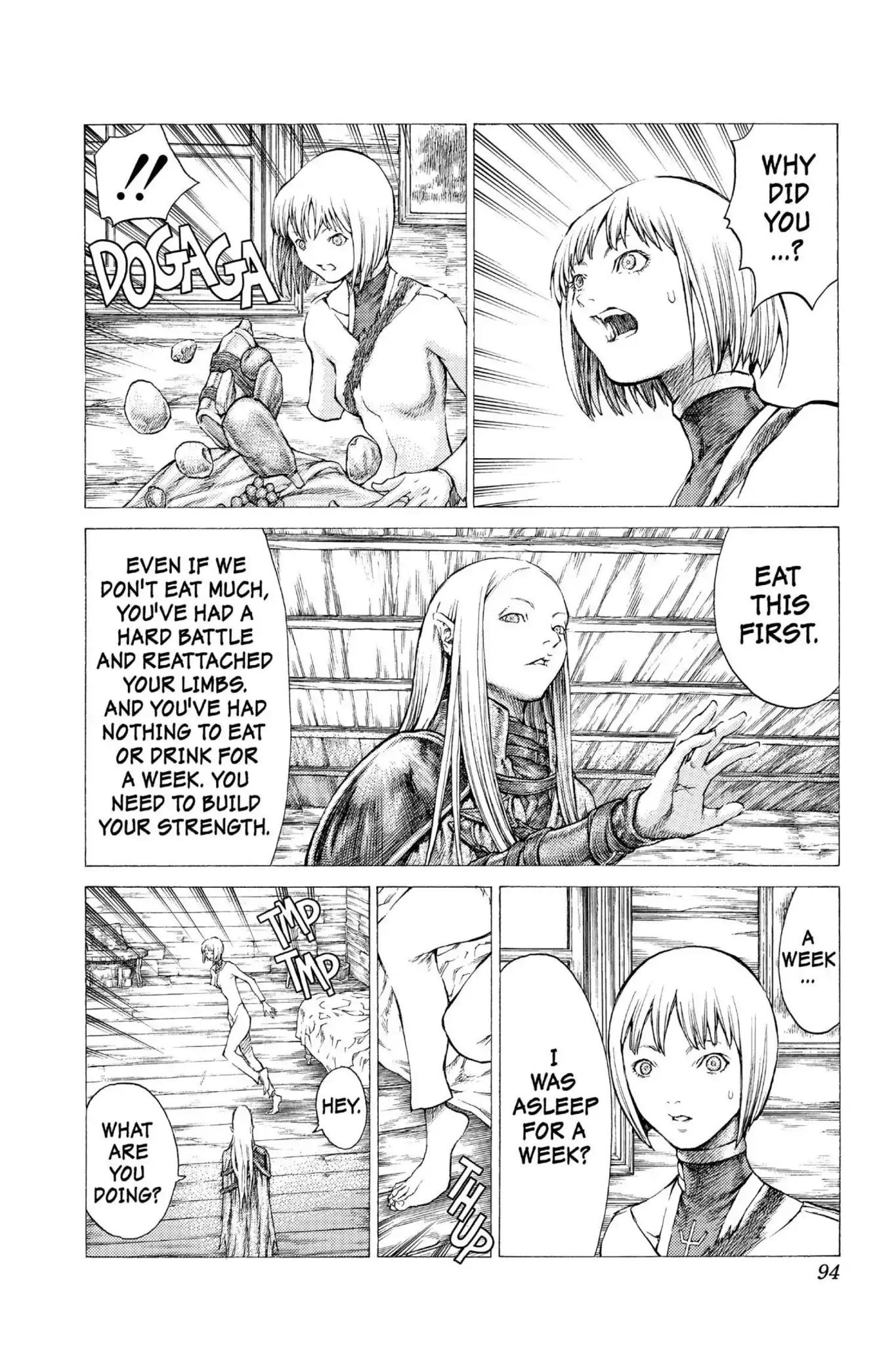 Claymore Chapter 37 page 5 - Chapter 37: Vol.7 Scene 37: Fit for Battle, Part 1