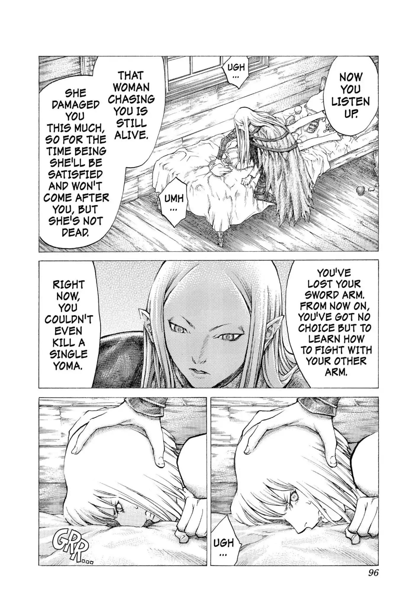 Claymore Chapter 37 page 7 - Chapter 37: Vol.7 Scene 37: Fit for Battle, Part 1