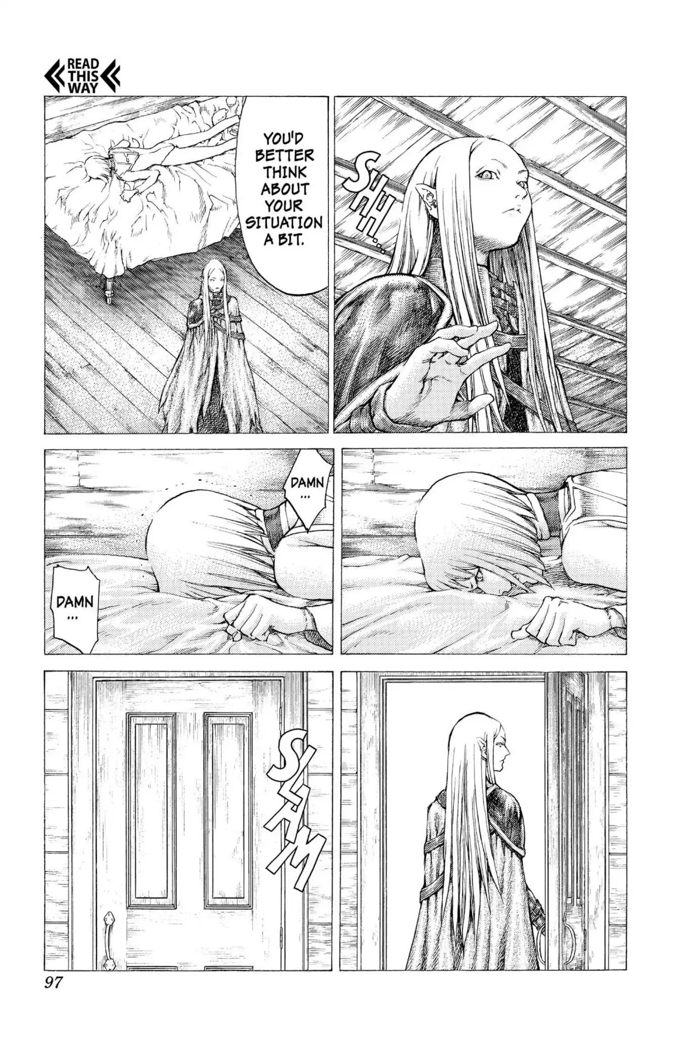 Claymore Chapter 37 page 8 - Chapter 37: Vol.7 Scene 37: Fit for Battle, Part 1