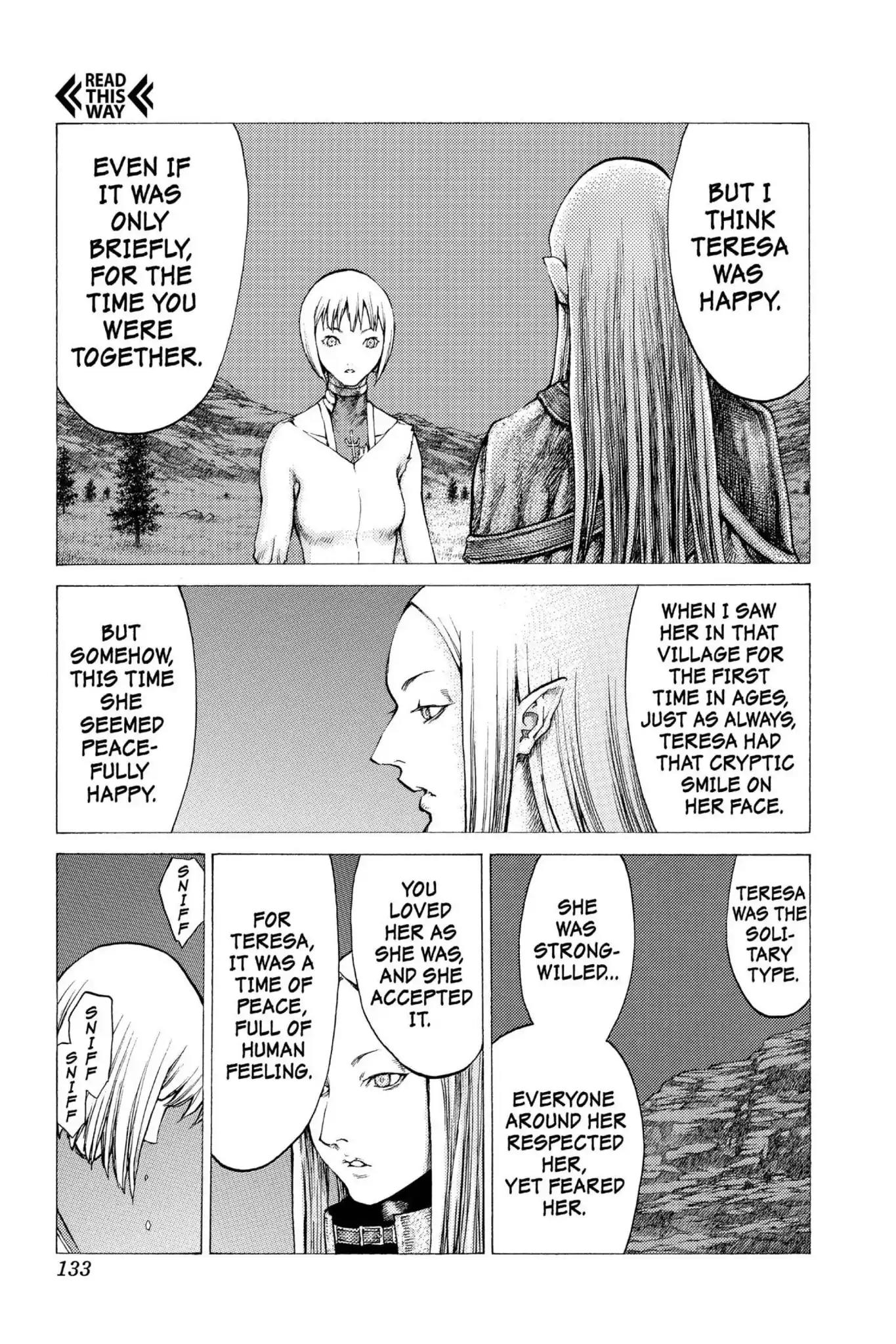 Claymore Chapter 38 page 11 - Chapter 38: Vol.7 Scene 38: Fit for Battle, Part 2