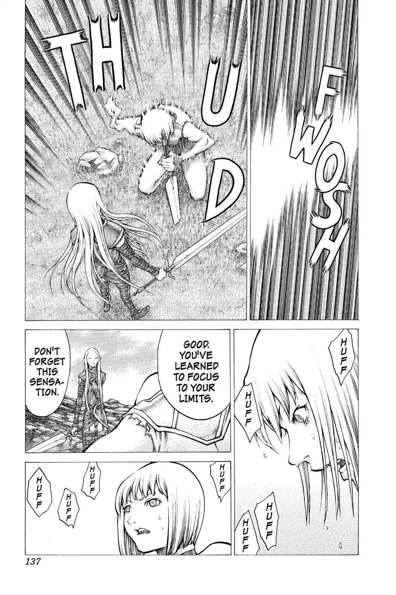 Claymore Chapter 38 page 14 - Chapter 38: Vol.7 Scene 38: Fit for Battle, Part 2
