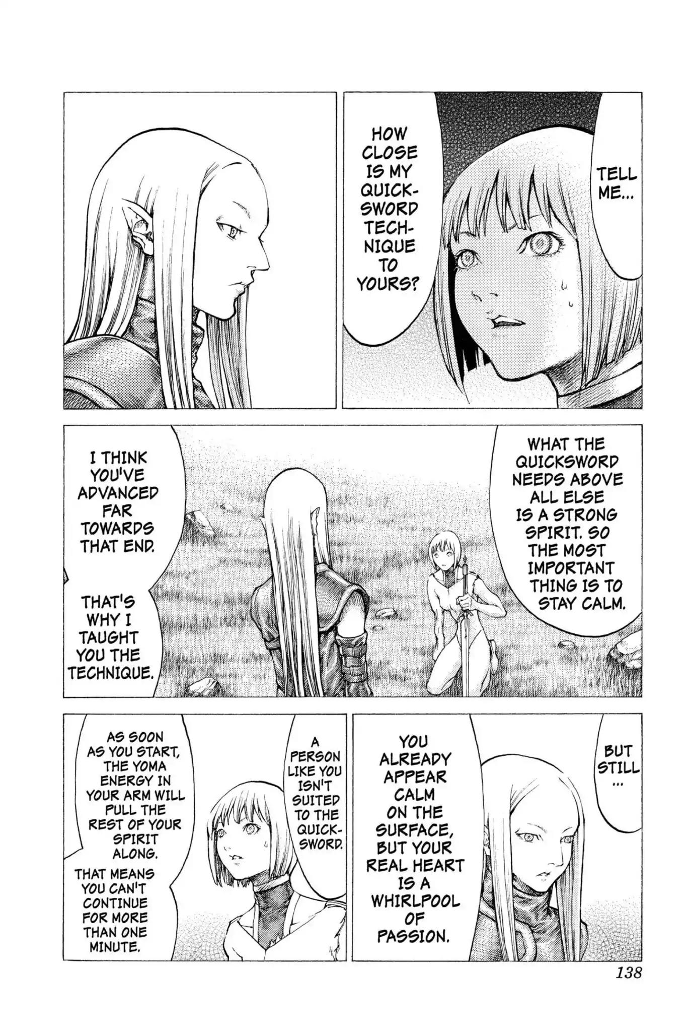 Claymore Chapter 38 page 15 - Chapter 38: Vol.7 Scene 38: Fit for Battle, Part 2