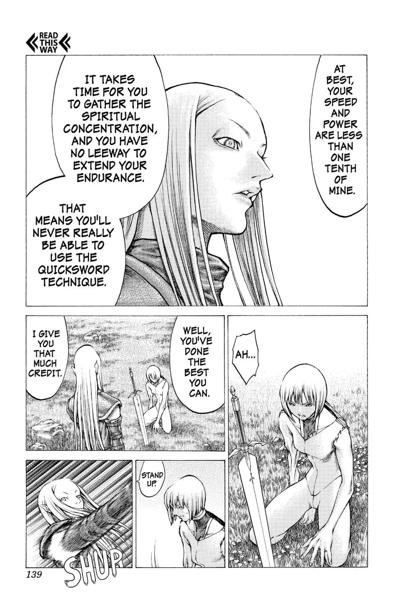 Claymore Chapter 38 page 16 - Chapter 38: Vol.7 Scene 38: Fit for Battle, Part 2