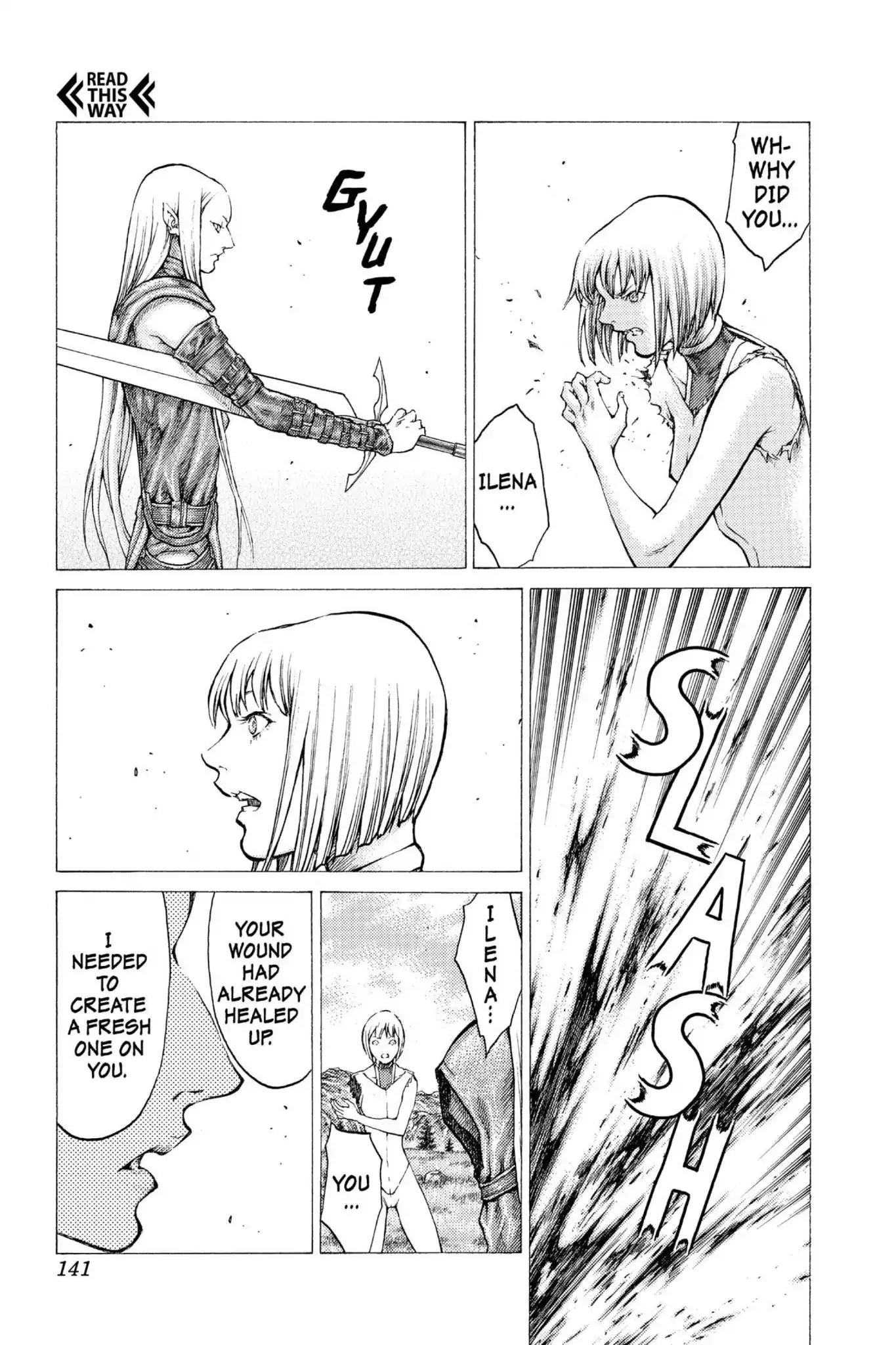 Claymore Chapter 38 page 18 - Chapter 38: Vol.7 Scene 38: Fit for Battle, Part 2