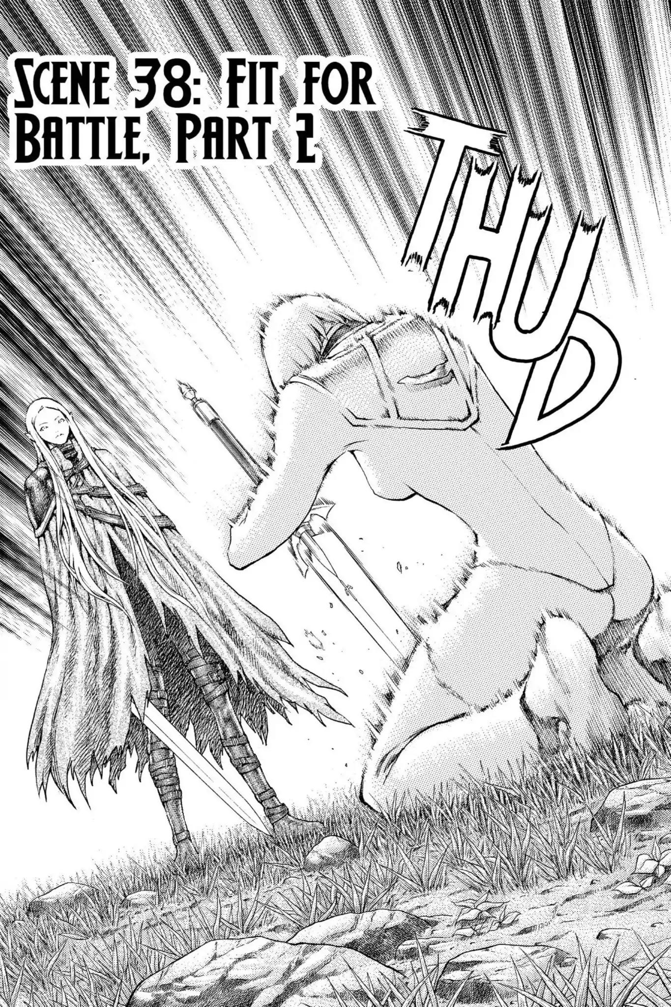 Claymore Chapter 38 page 2 - Chapter 38: Vol.7 Scene 38: Fit for Battle, Part 2