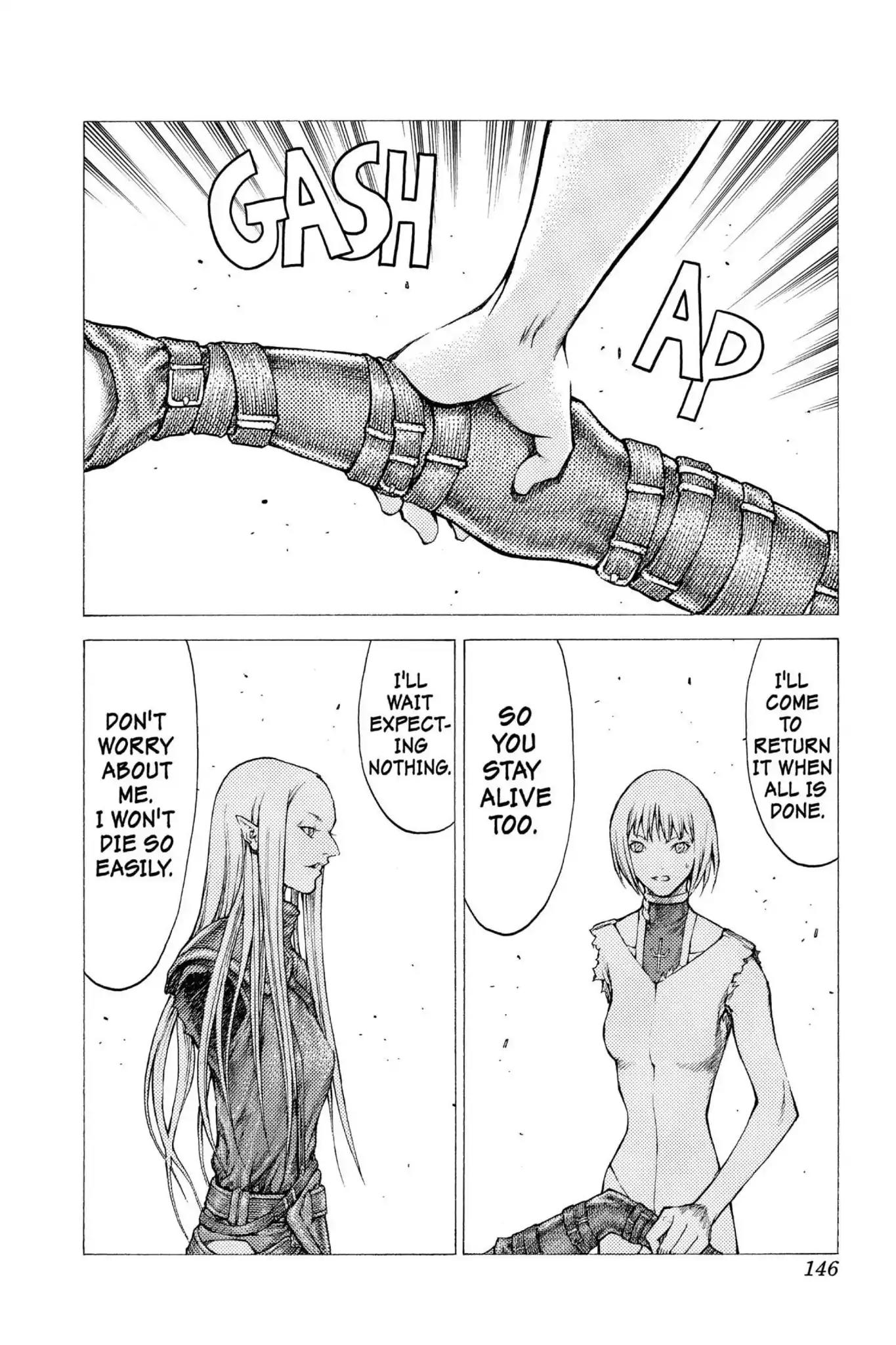 Claymore Chapter 38 page 22 - Chapter 38: Vol.7 Scene 38: Fit for Battle, Part 2