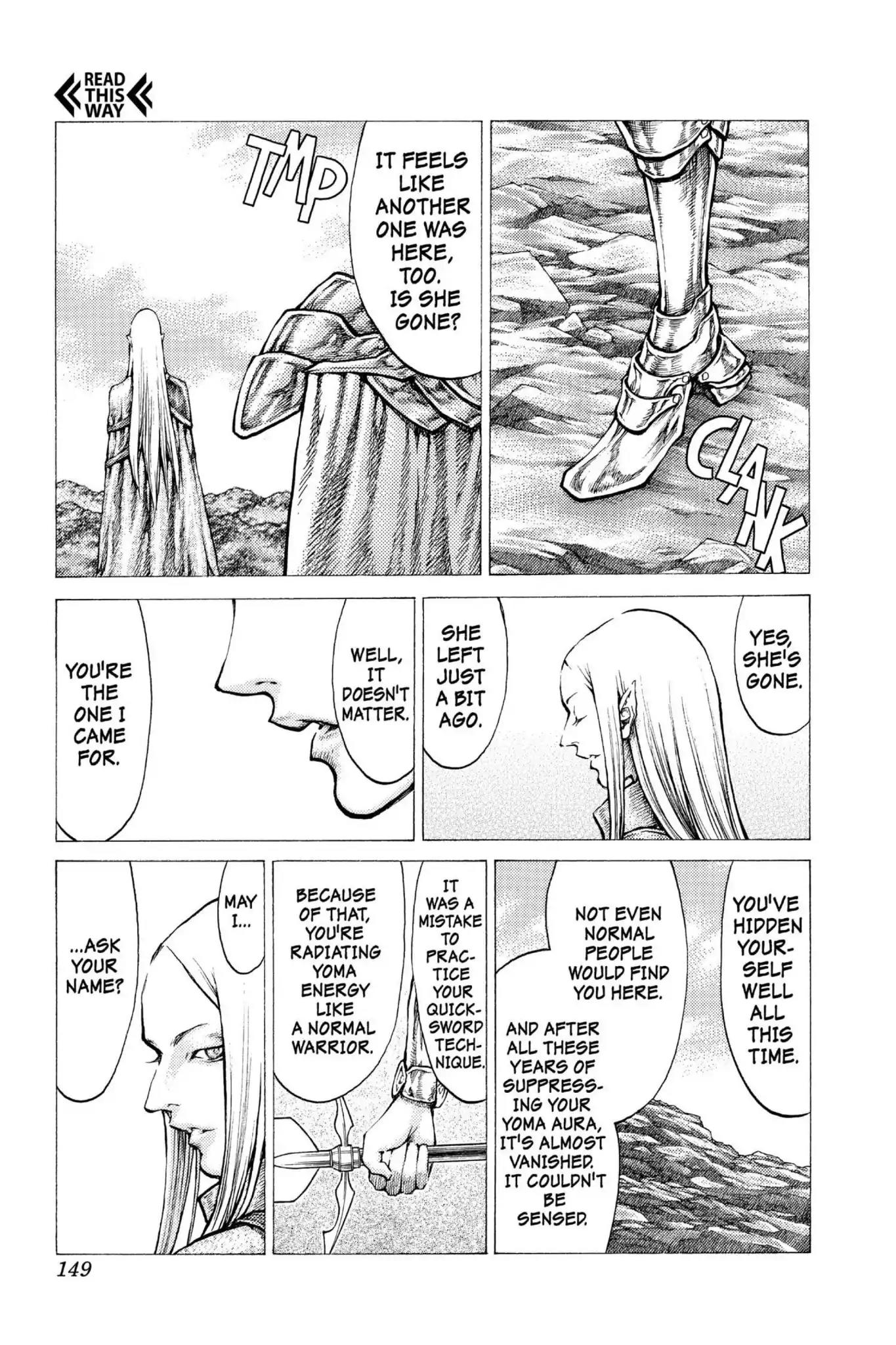 Claymore Chapter 38 page 25 - Chapter 38: Vol.7 Scene 38: Fit for Battle, Part 2