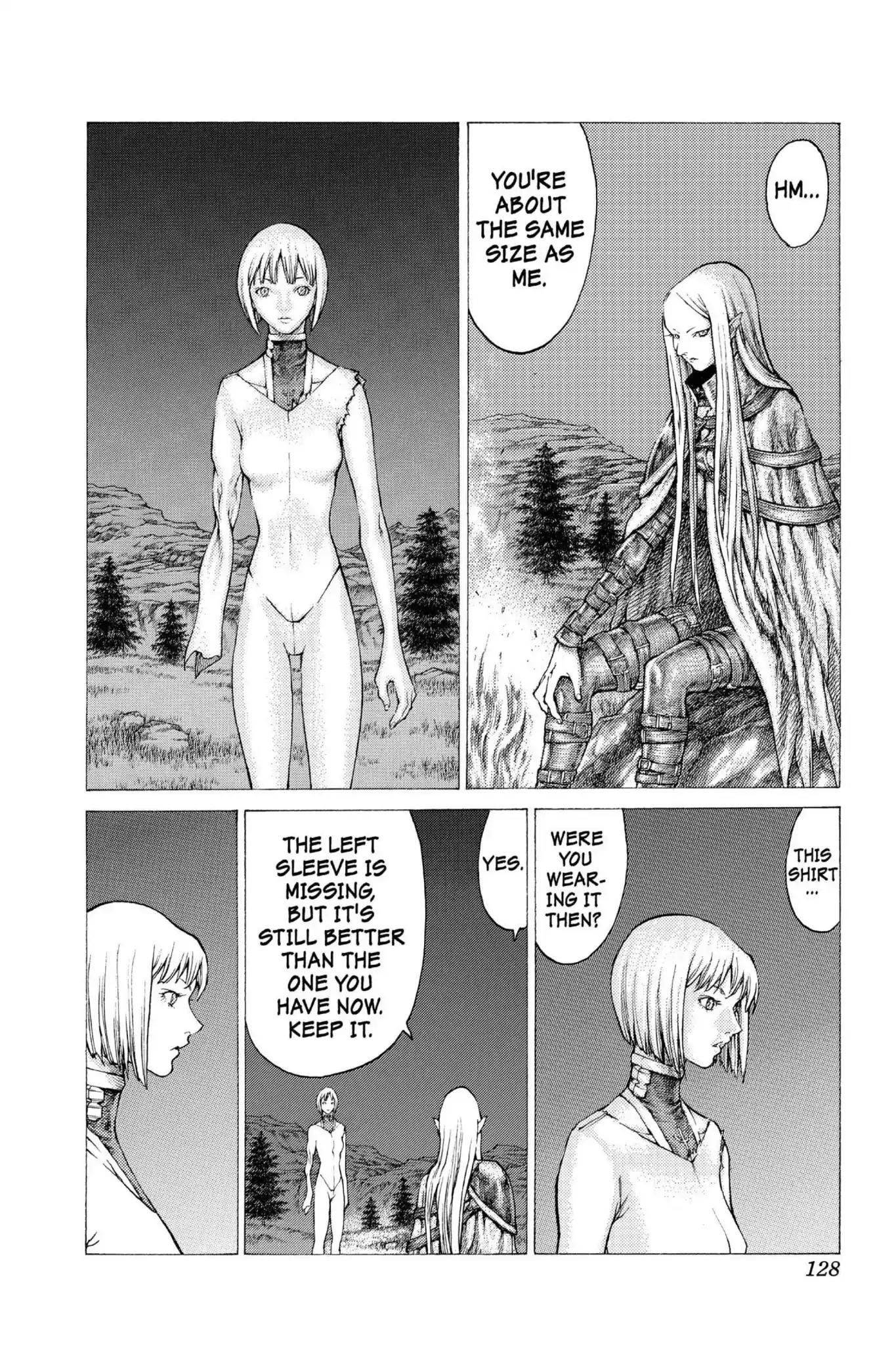 Claymore Chapter 38 page 6 - Chapter 38: Vol.7 Scene 38: Fit for Battle, Part 2