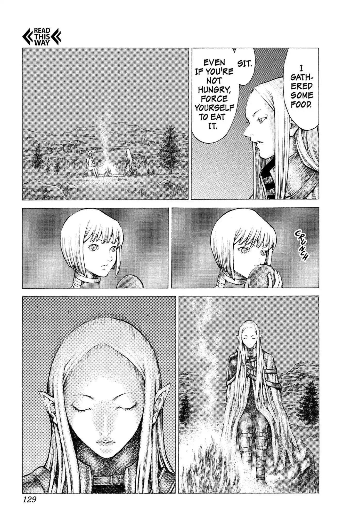 Claymore Chapter 38 page 7 - Chapter 38: Vol.7 Scene 38: Fit for Battle, Part 2