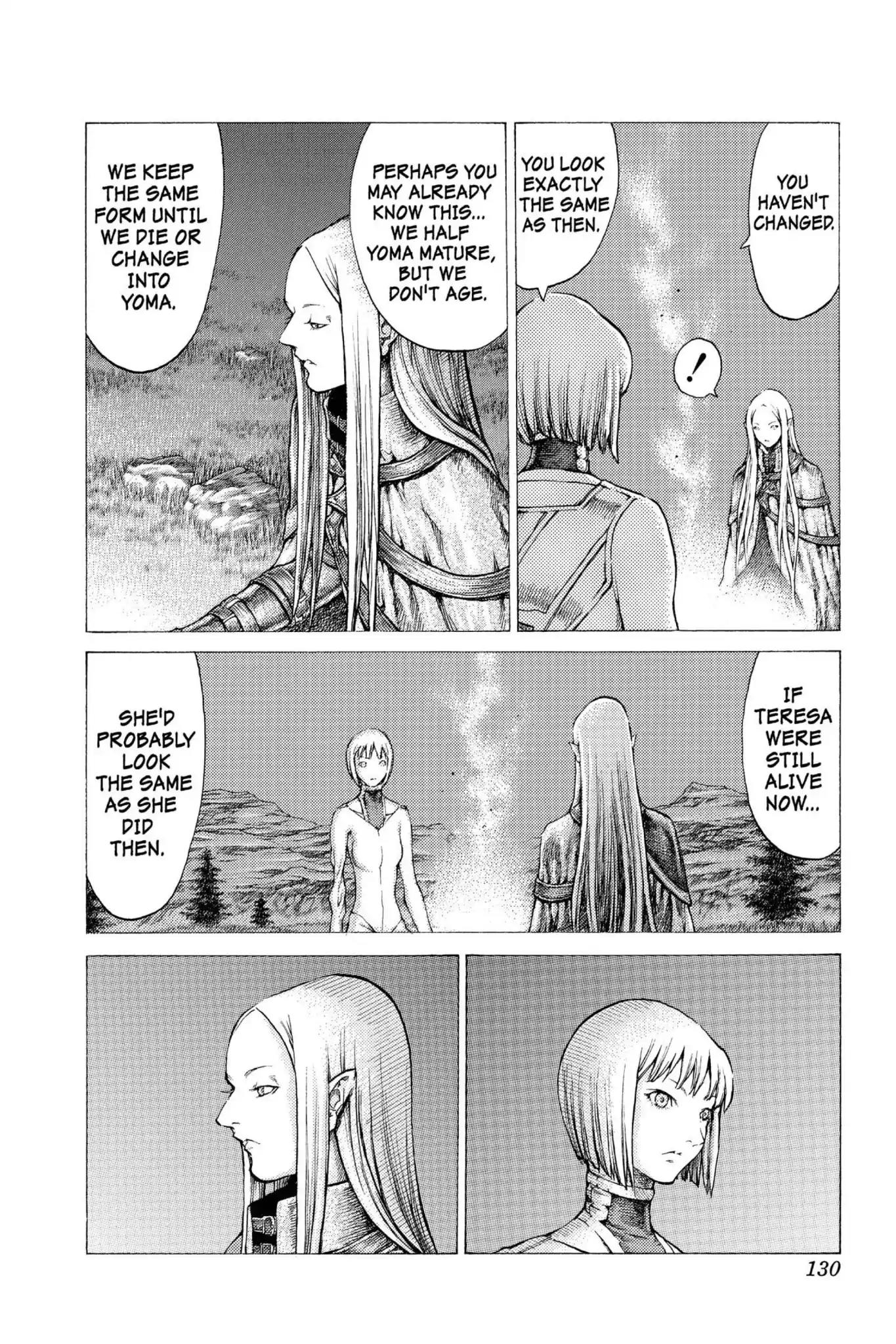 Claymore Chapter 38 page 8 - Chapter 38: Vol.7 Scene 38: Fit for Battle, Part 2
