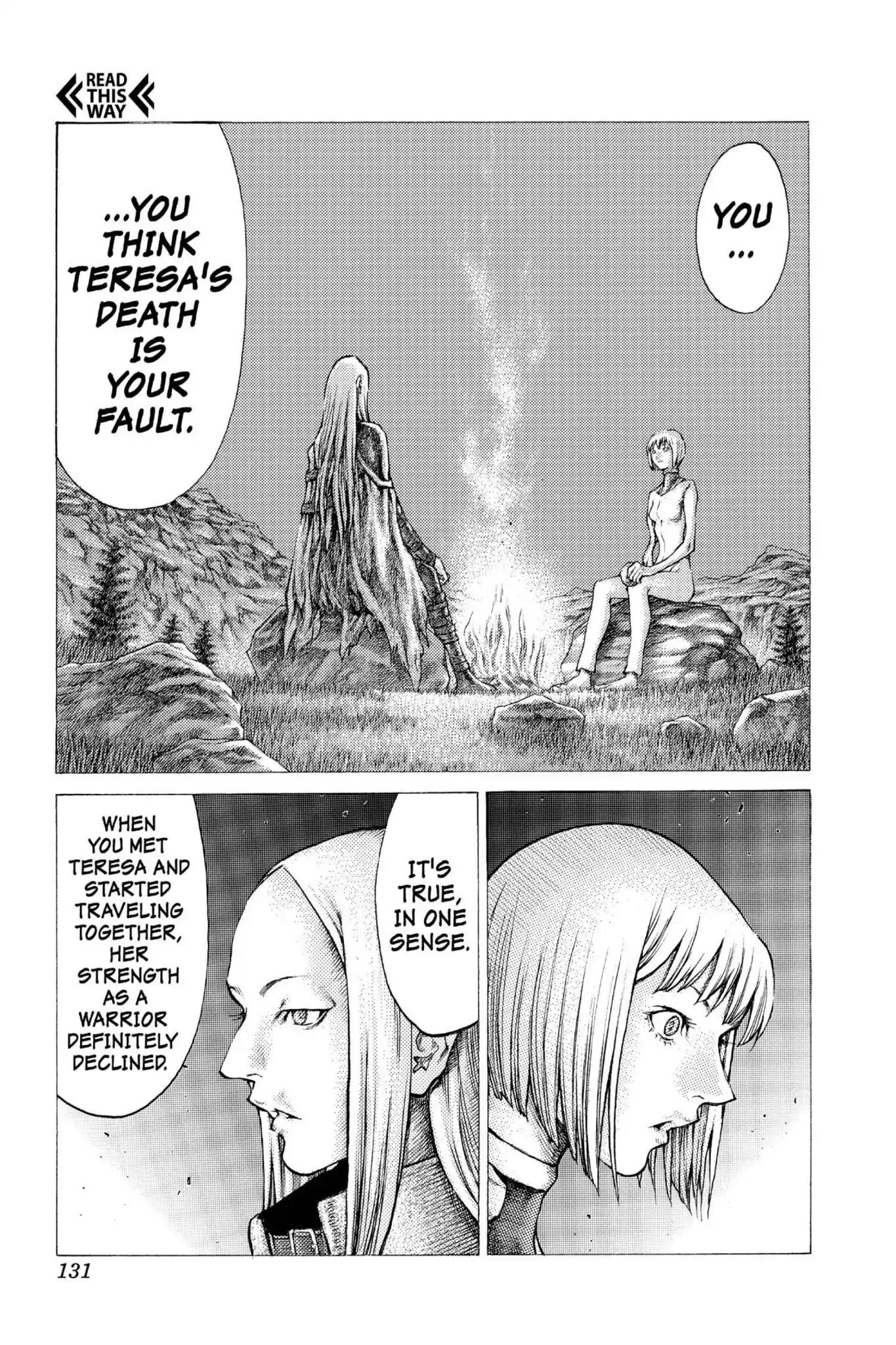 Claymore Chapter 38 page 9 - Chapter 38: Vol.7 Scene 38: Fit for Battle, Part 2