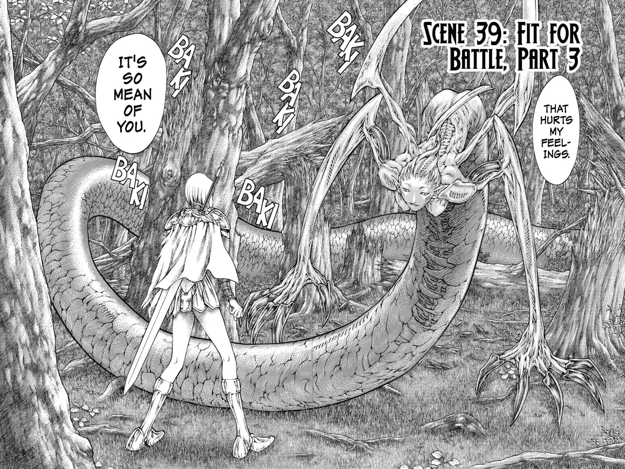 Claymore Chapter 39 page 2 - Chapter 39: Vol.7 Scene 39: Fit for Battle, Part 3