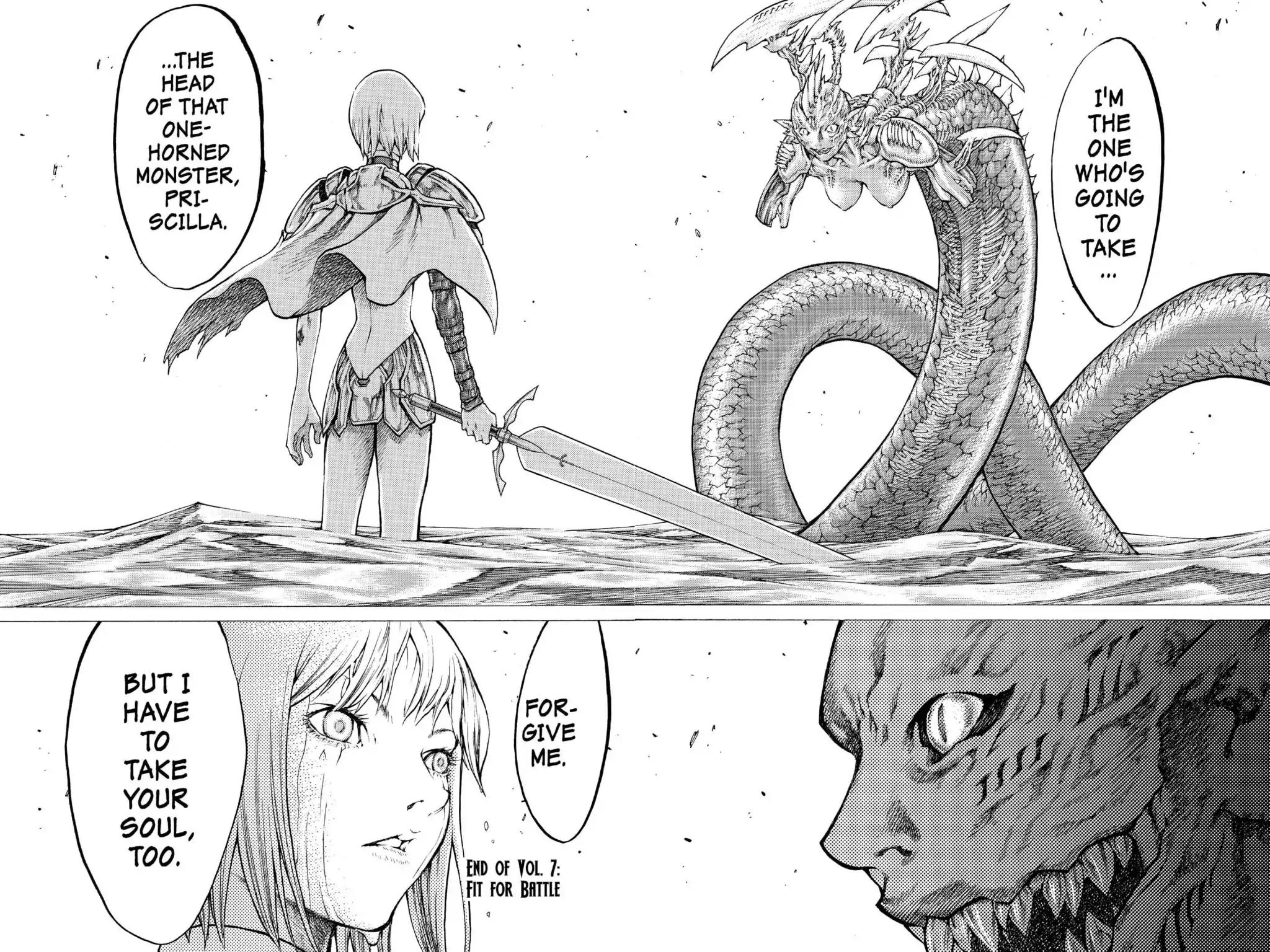 Claymore Chapter 39 page 27 - Chapter 39: Vol.7 Scene 39: Fit for Battle, Part 3