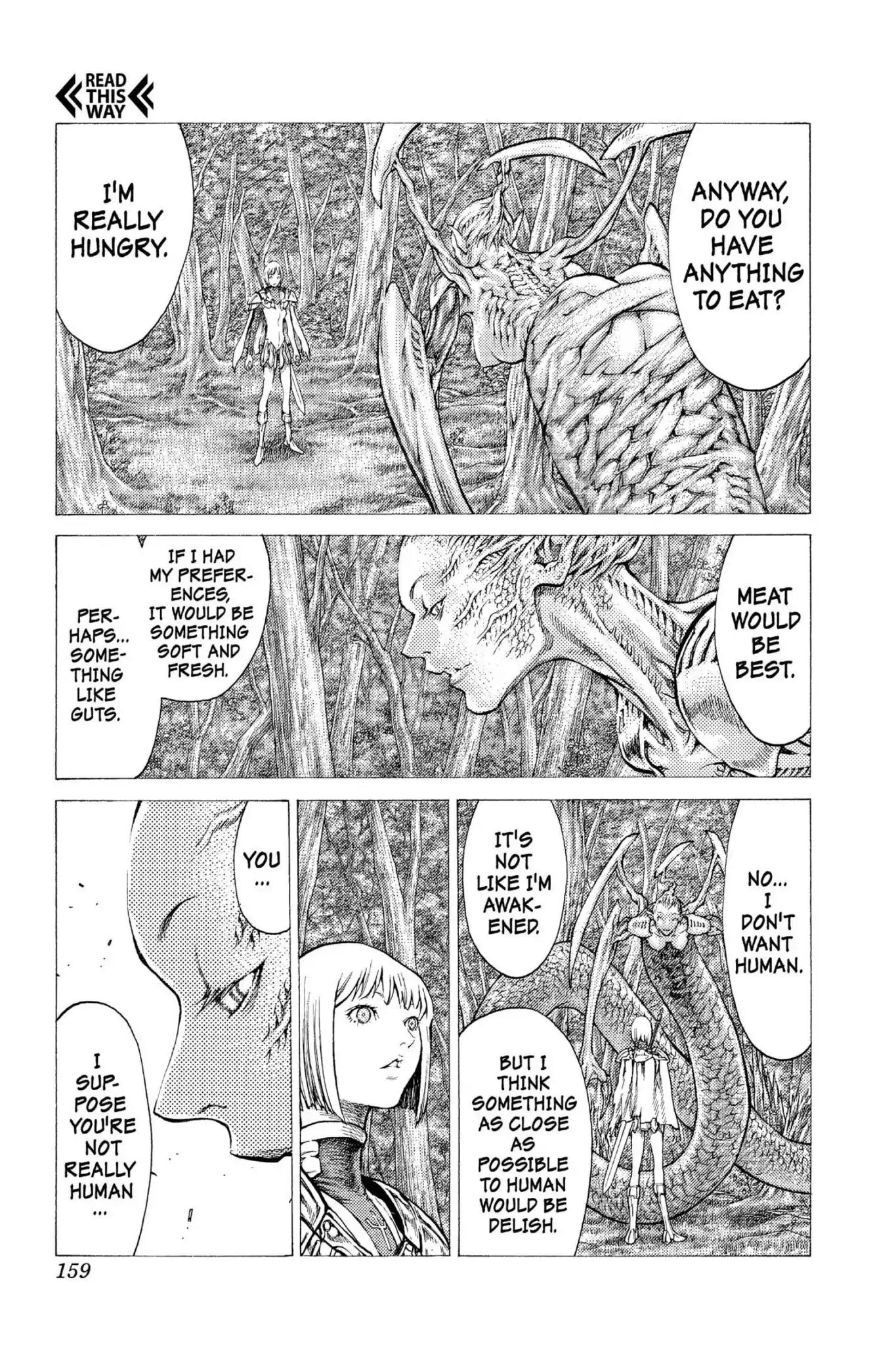 Claymore Chapter 39 page 4 - Chapter 39: Vol.7 Scene 39: Fit for Battle, Part 3