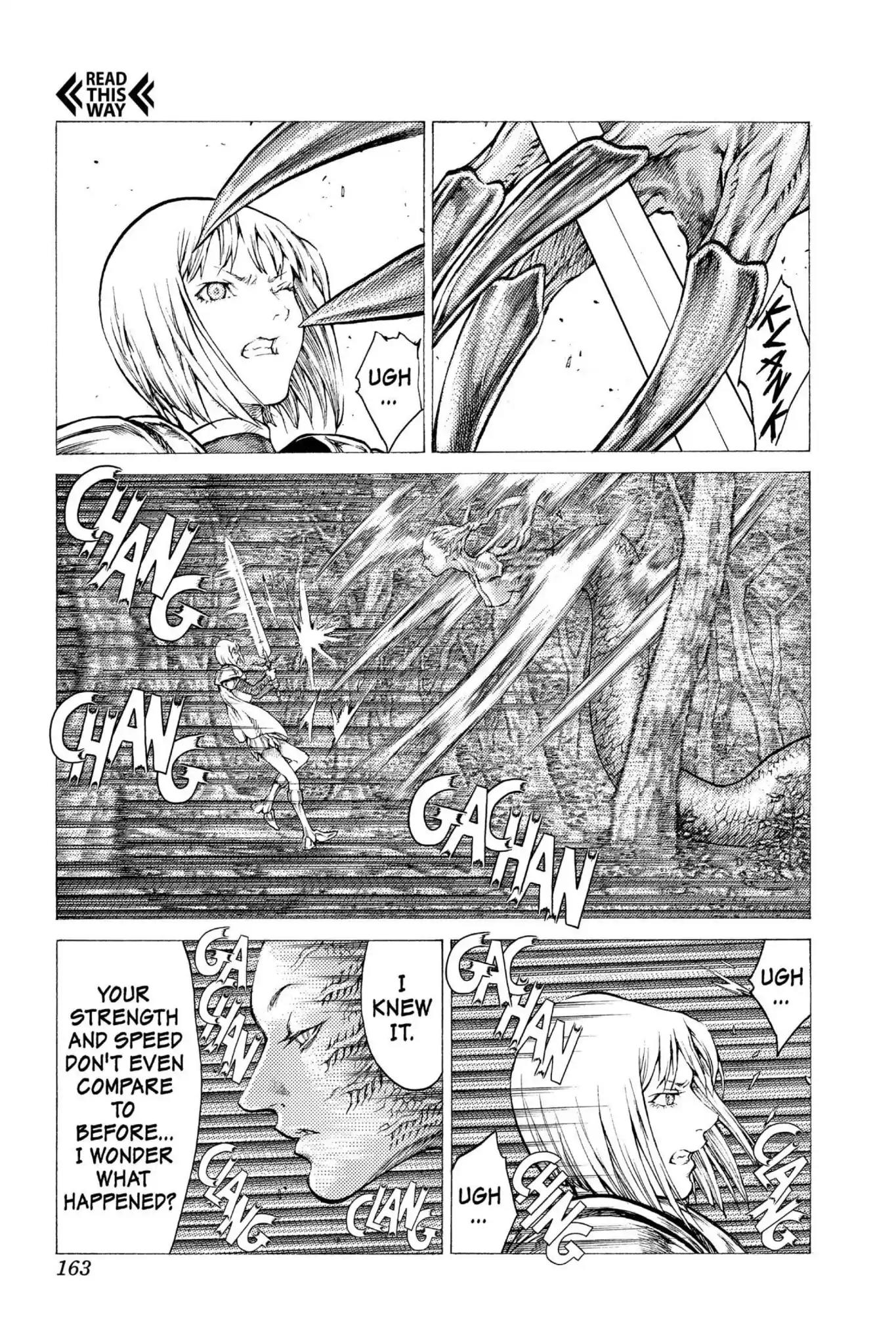 Claymore Chapter 39 page 8 - Chapter 39: Vol.7 Scene 39: Fit for Battle, Part 3