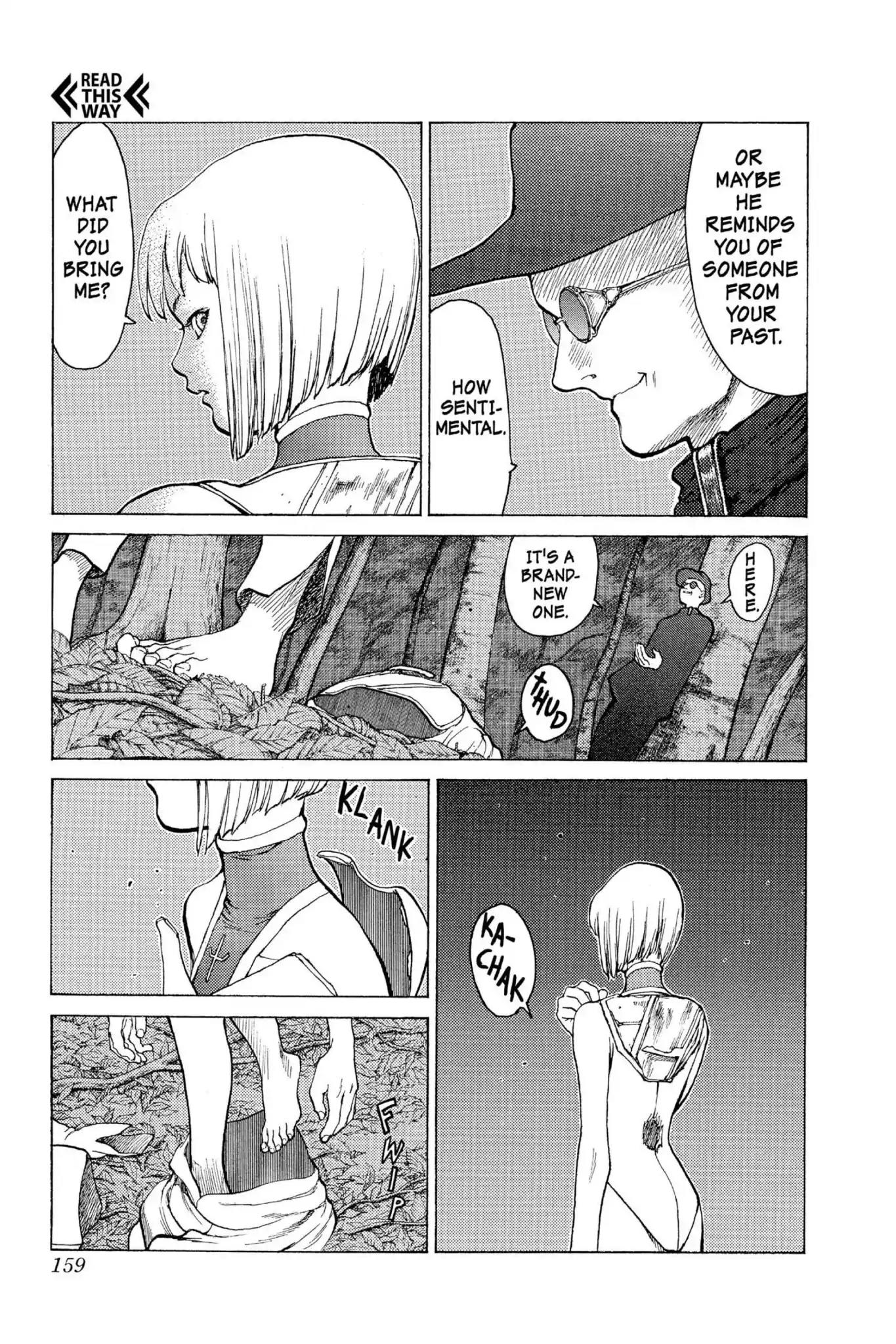 Claymore Chapter 4 page 10 - Chapter 4: Vol.1 Scene 4: The Black Card
