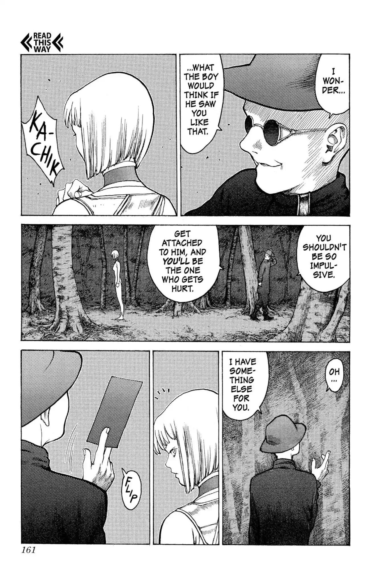 Claymore Chapter 4 page 12 - Chapter 4: Vol.1 Scene 4: The Black Card