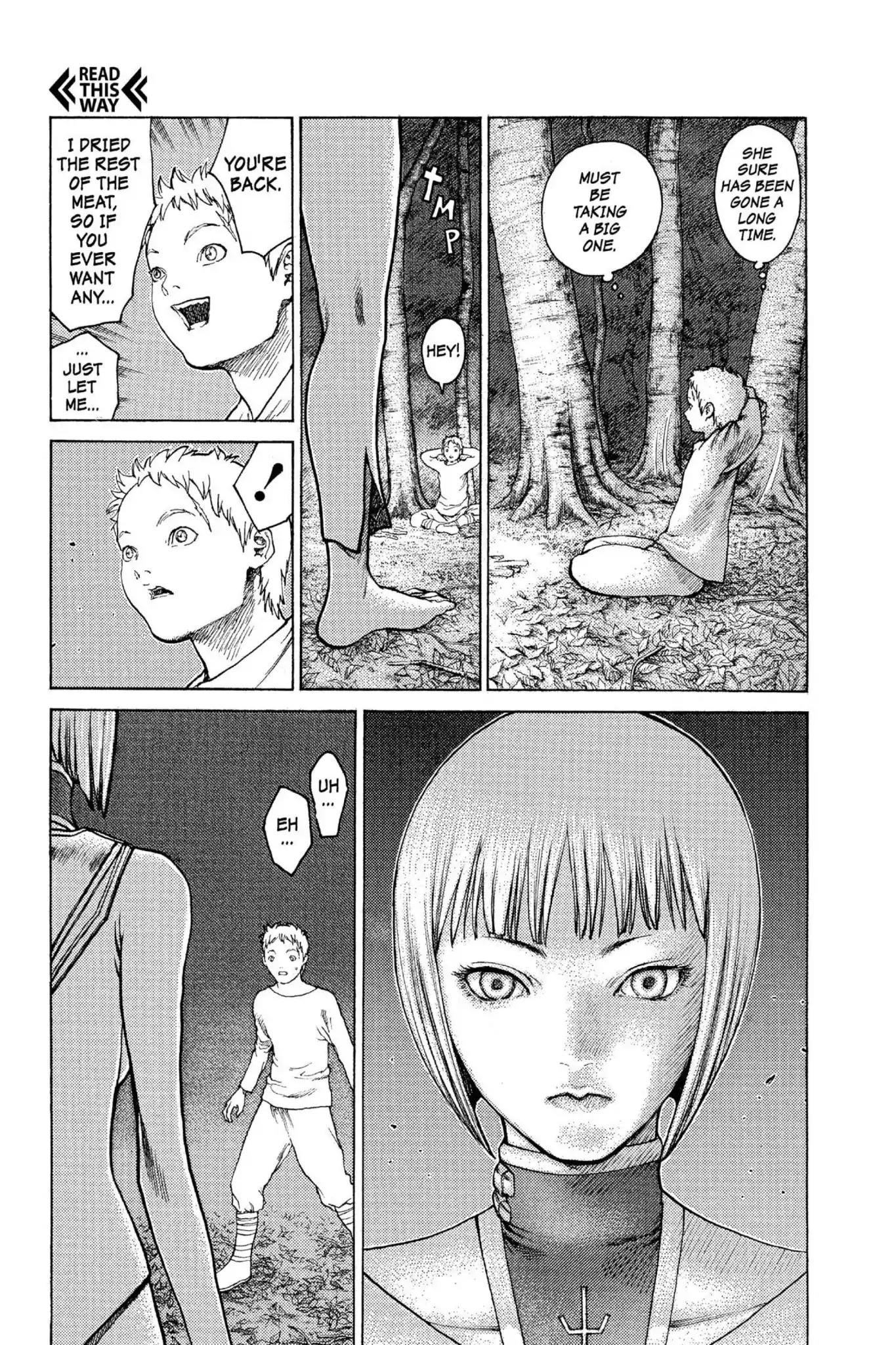 Claymore Chapter 4 page 16 - Chapter 4: Vol.1 Scene 4: The Black Card