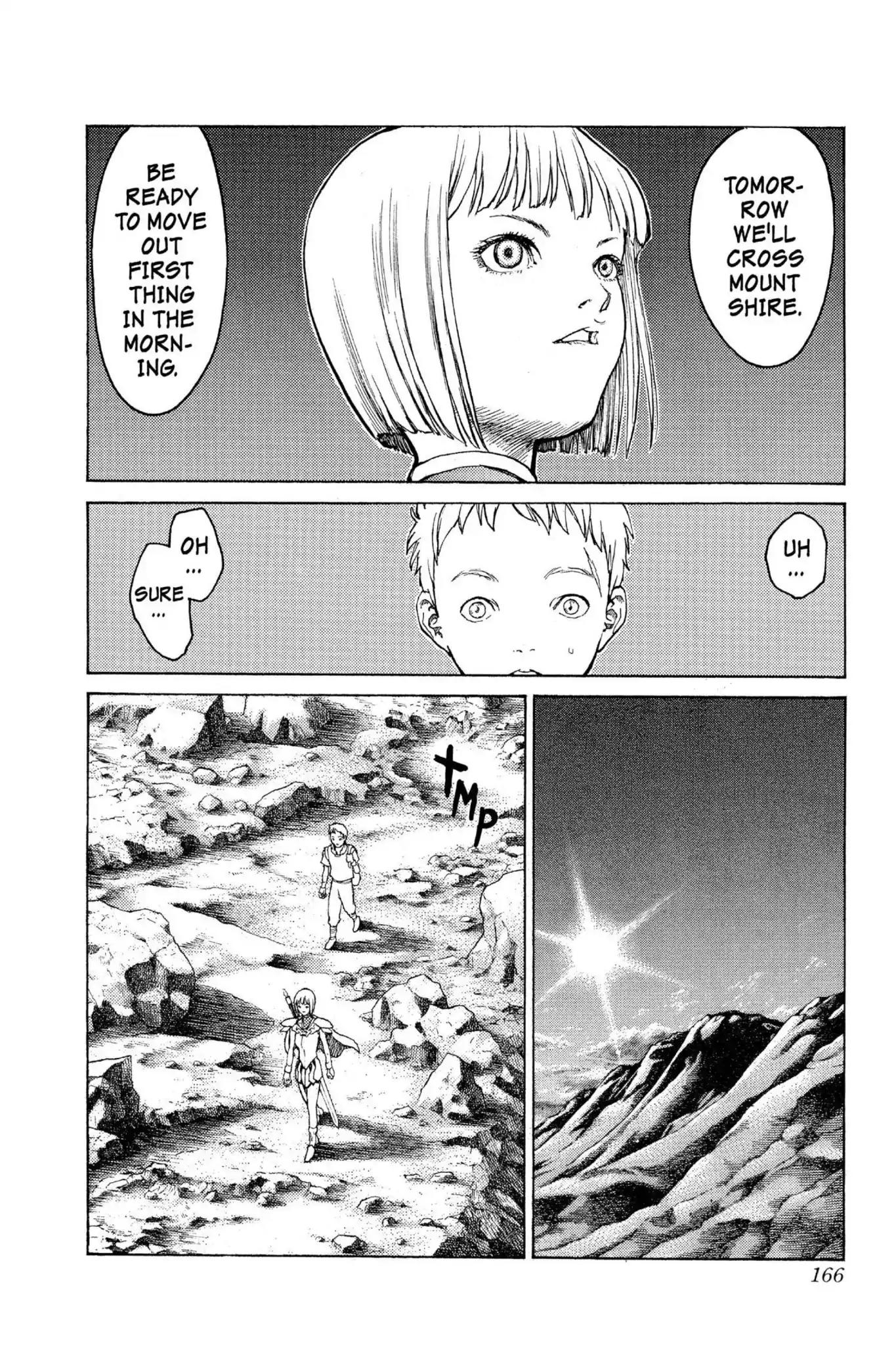 Claymore Chapter 4 page 17 - Chapter 4: Vol.1 Scene 4: The Black Card