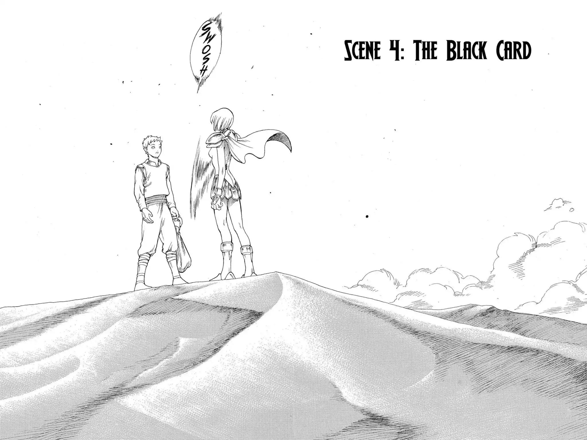 Claymore Chapter 4 page 2 - Chapter 4: Vol.1 Scene 4: The Black Card