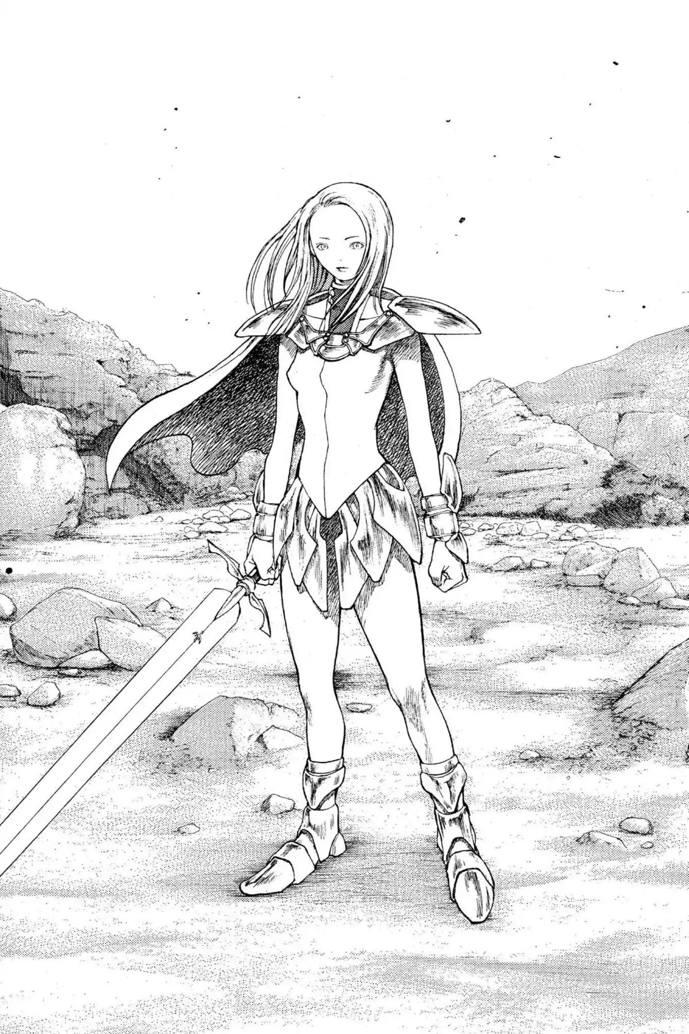 Claymore Chapter 4 page 25 - Chapter 4: Vol.1 Scene 4: The Black Card