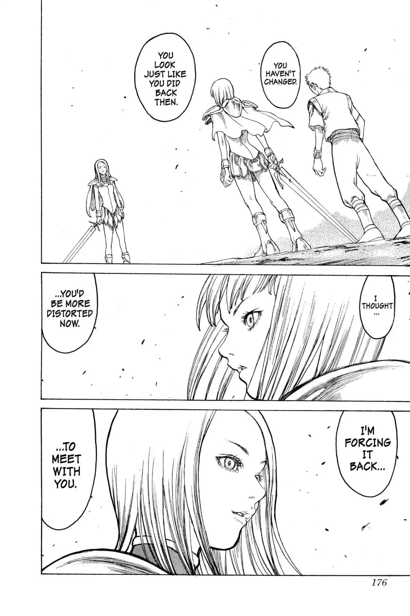 Claymore Chapter 4 page 27 - Chapter 4: Vol.1 Scene 4: The Black Card