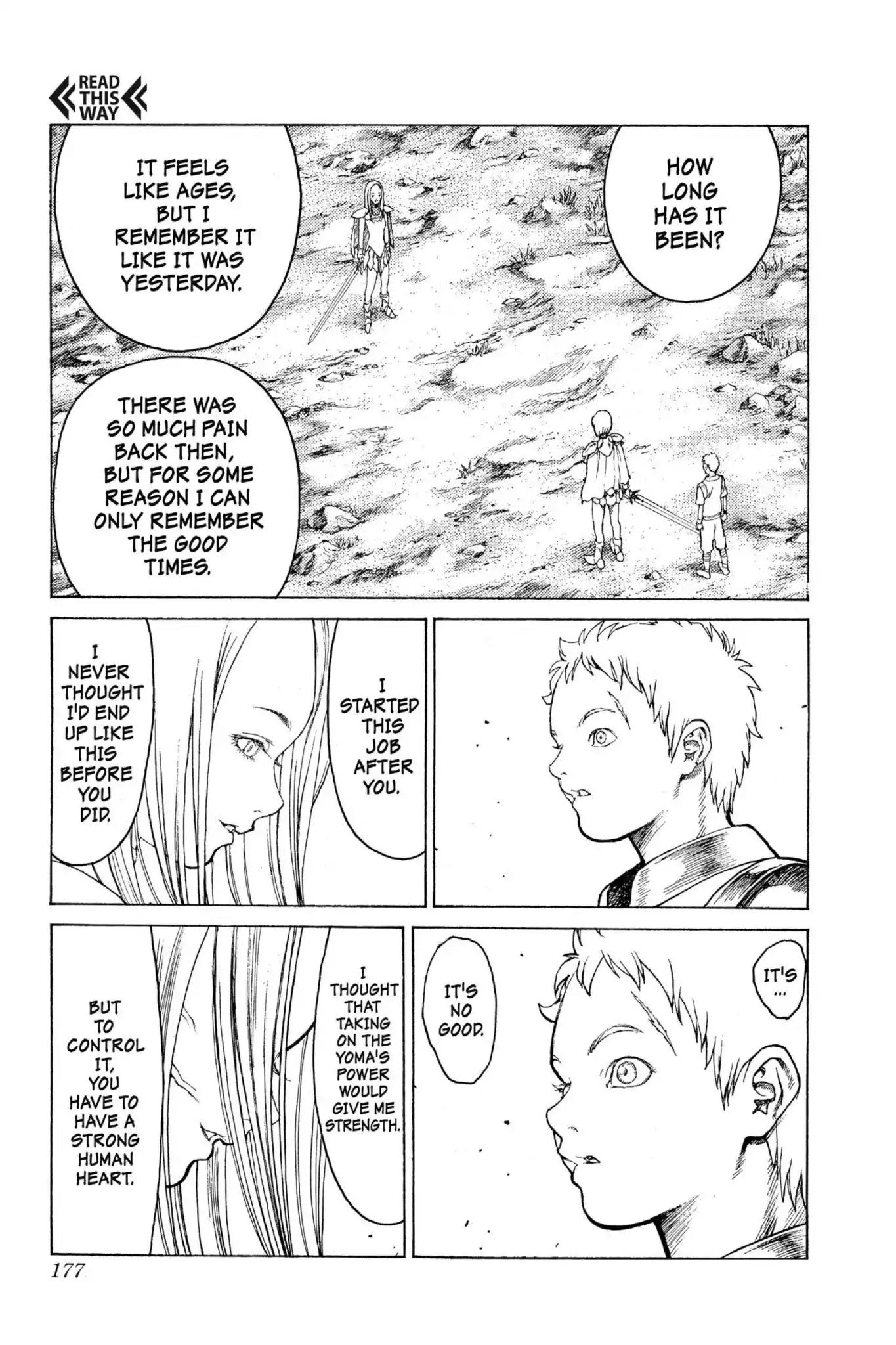 Claymore Chapter 4 page 28 - Chapter 4: Vol.1 Scene 4: The Black Card