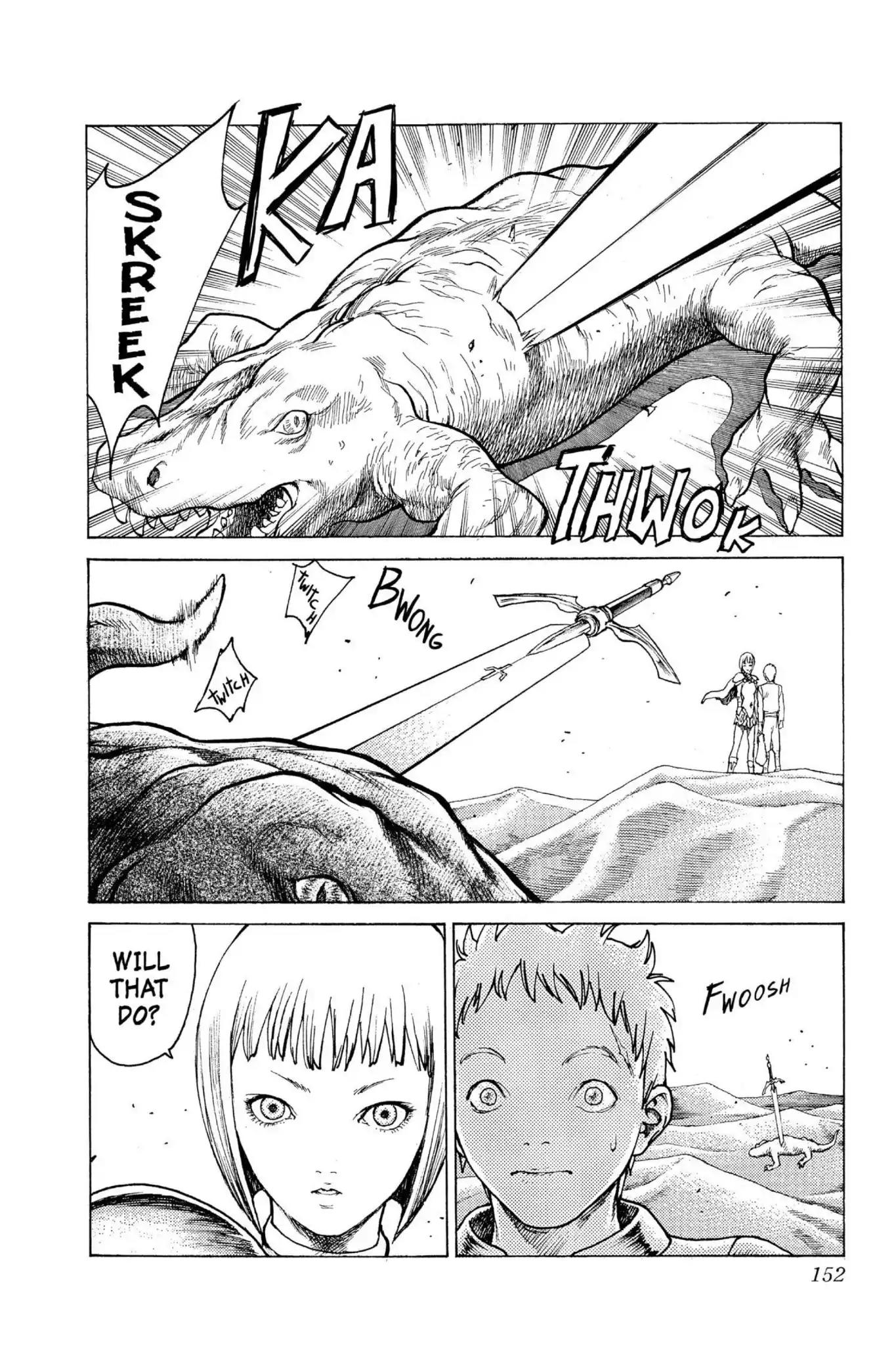 Claymore Chapter 4 page 3 - Chapter 4: Vol.1 Scene 4: The Black Card