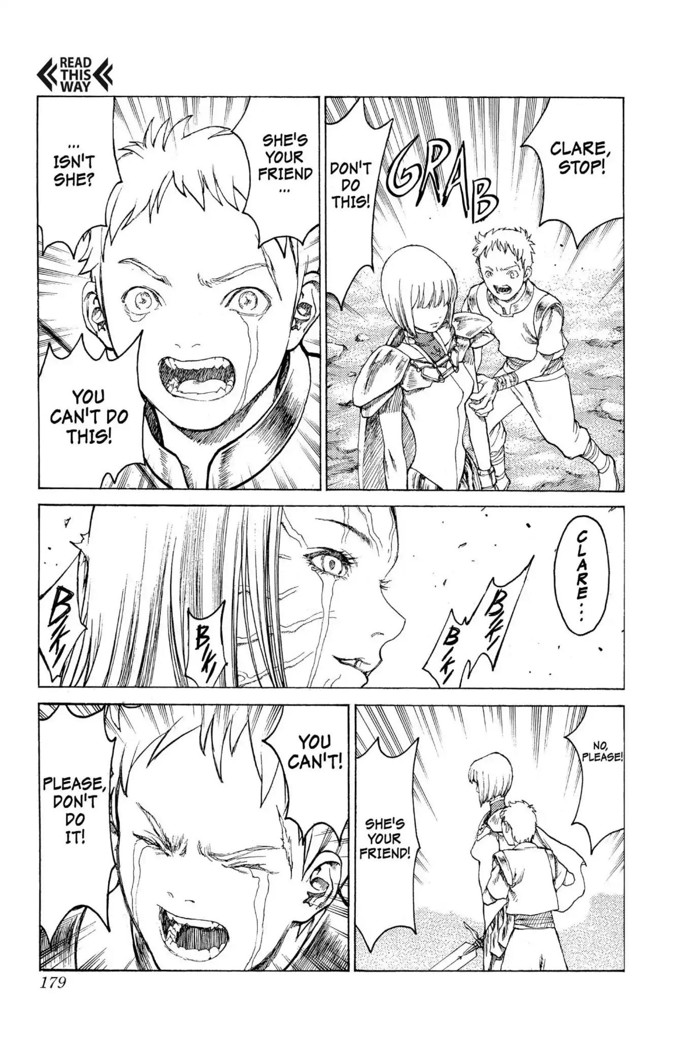 Claymore Chapter 4 page 30 - Chapter 4: Vol.1 Scene 4: The Black Card