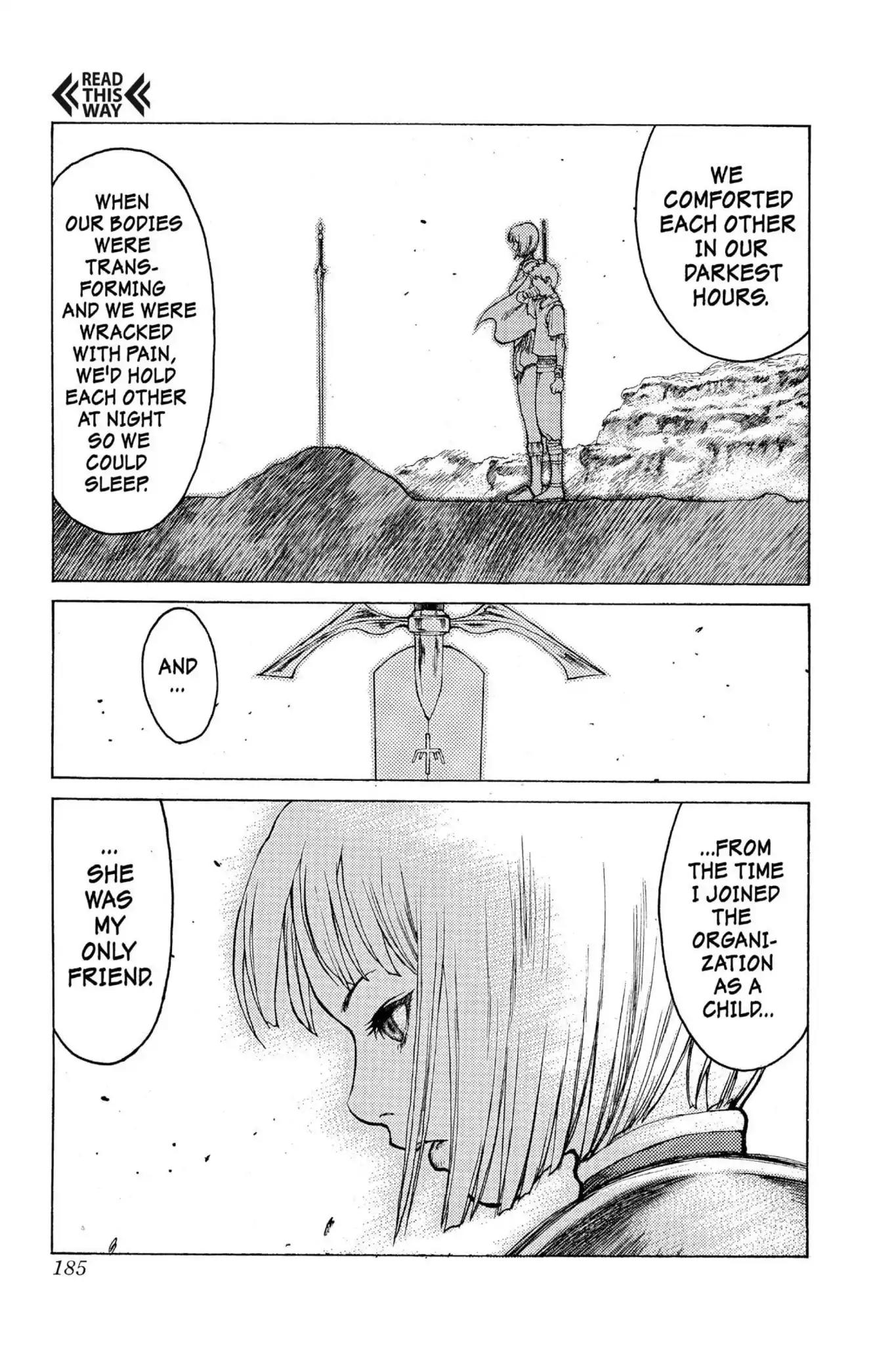 Claymore Chapter 4 page 35 - Chapter 4: Vol.1 Scene 4: The Black Card