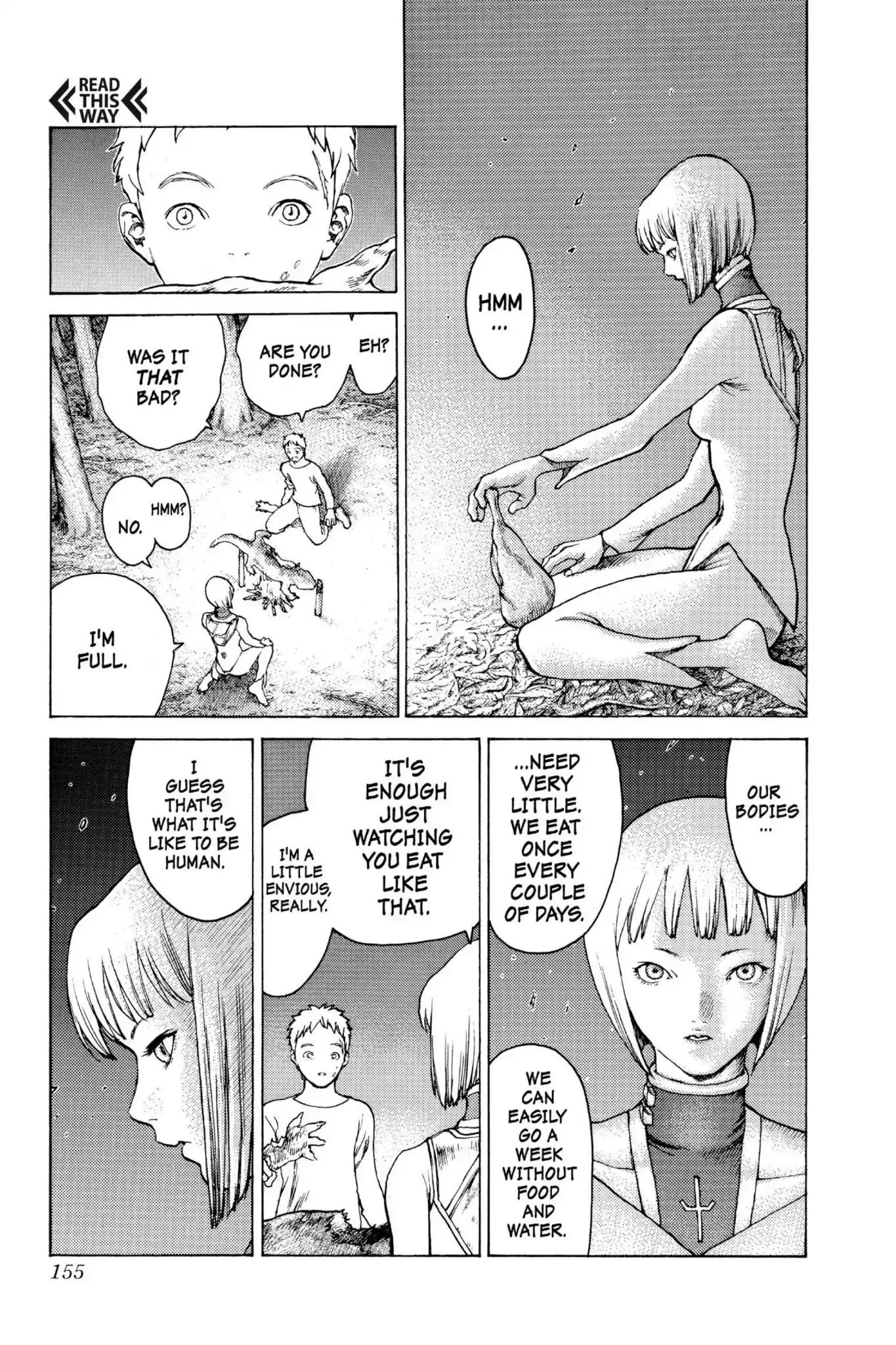 Claymore Chapter 4 page 6 - Chapter 4: Vol.1 Scene 4: The Black Card