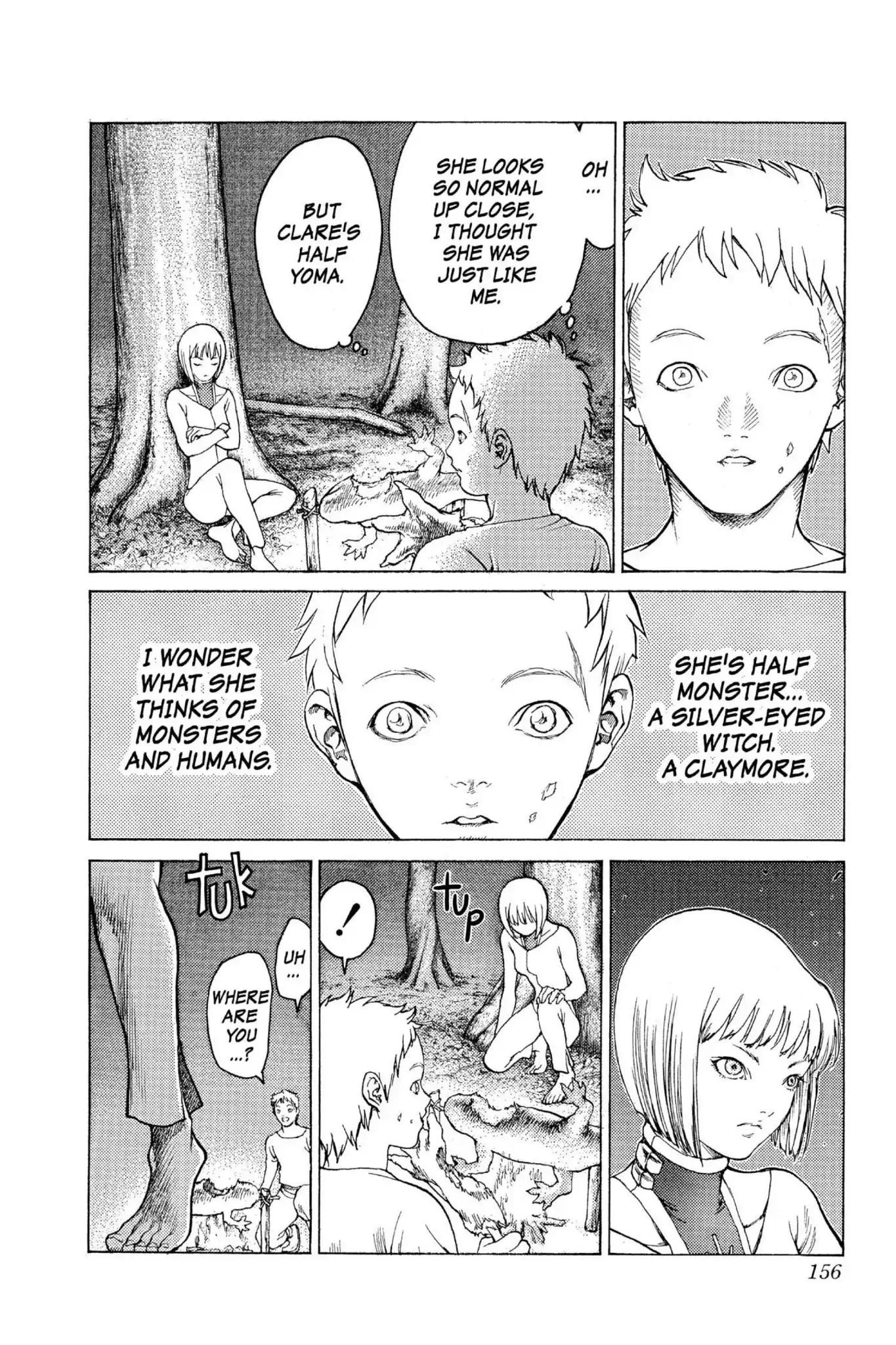 Claymore Chapter 4 page 7 - Chapter 4: Vol.1 Scene 4: The Black Card