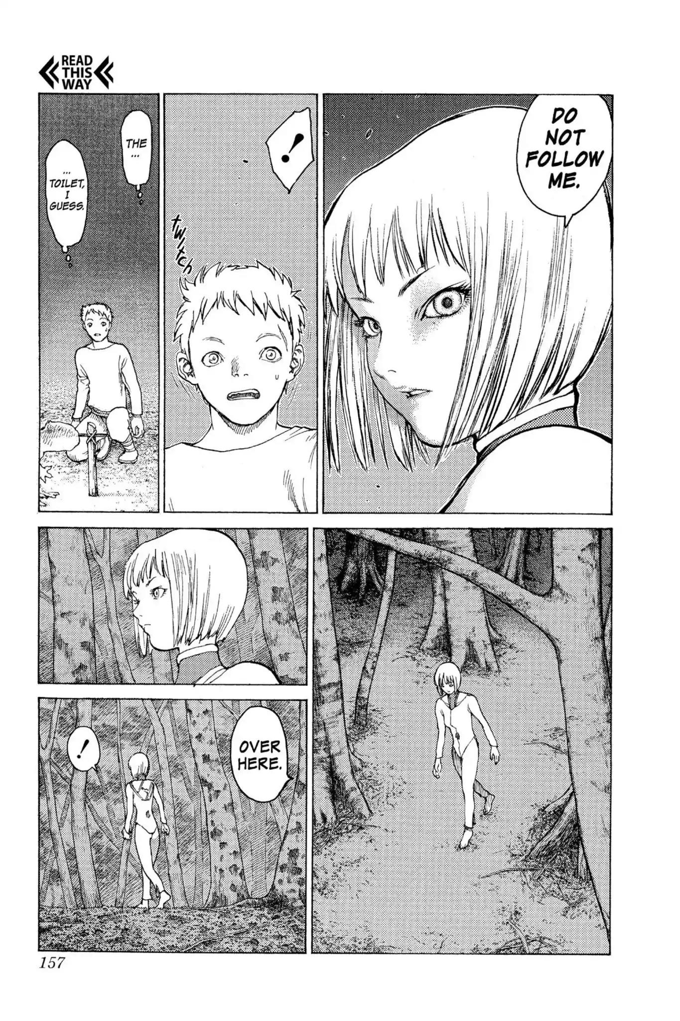 Claymore Chapter 4 page 8 - Chapter 4: Vol.1 Scene 4: The Black Card