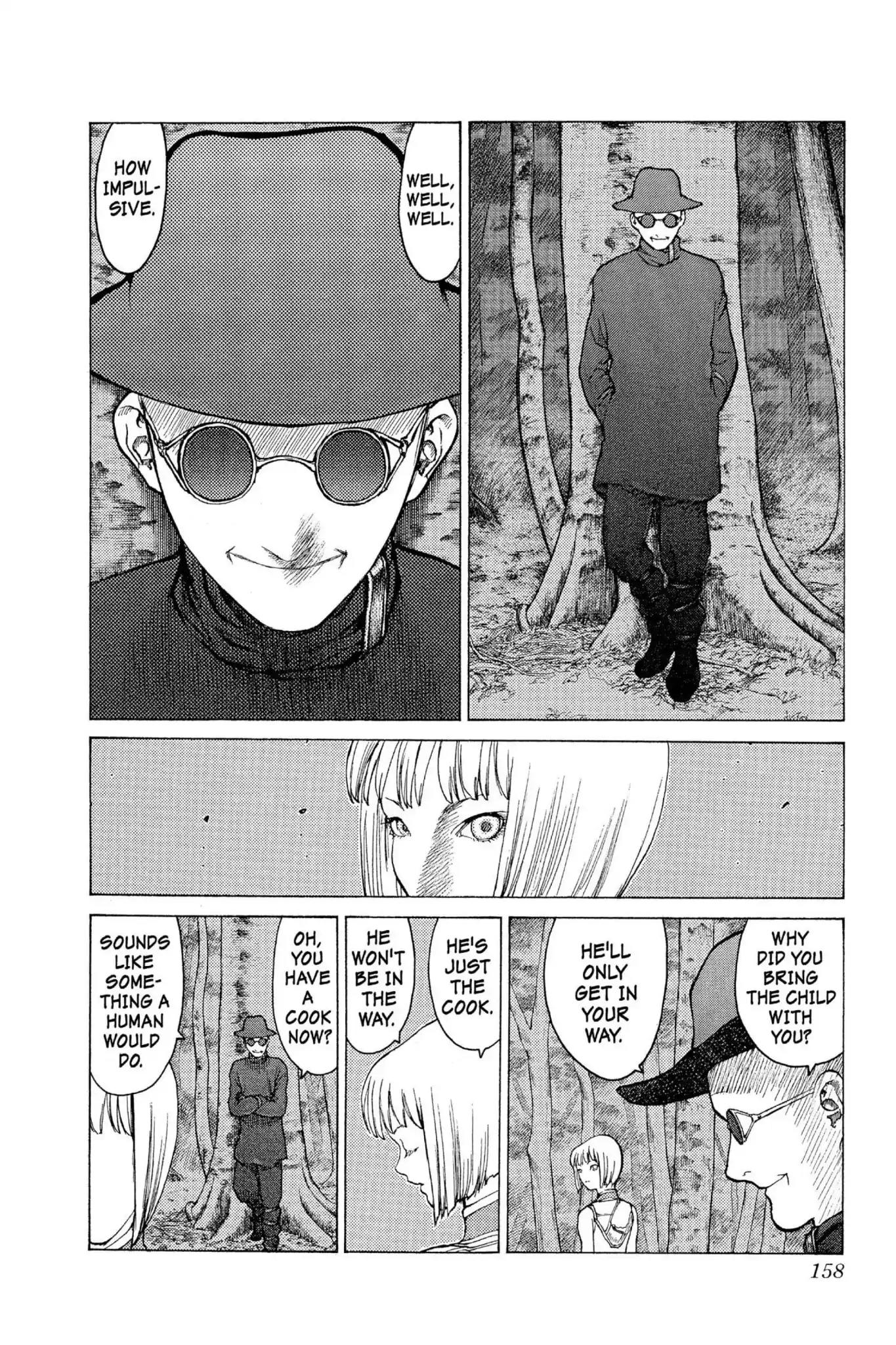 Claymore Chapter 4 page 9 - Chapter 4: Vol.1 Scene 4: The Black Card