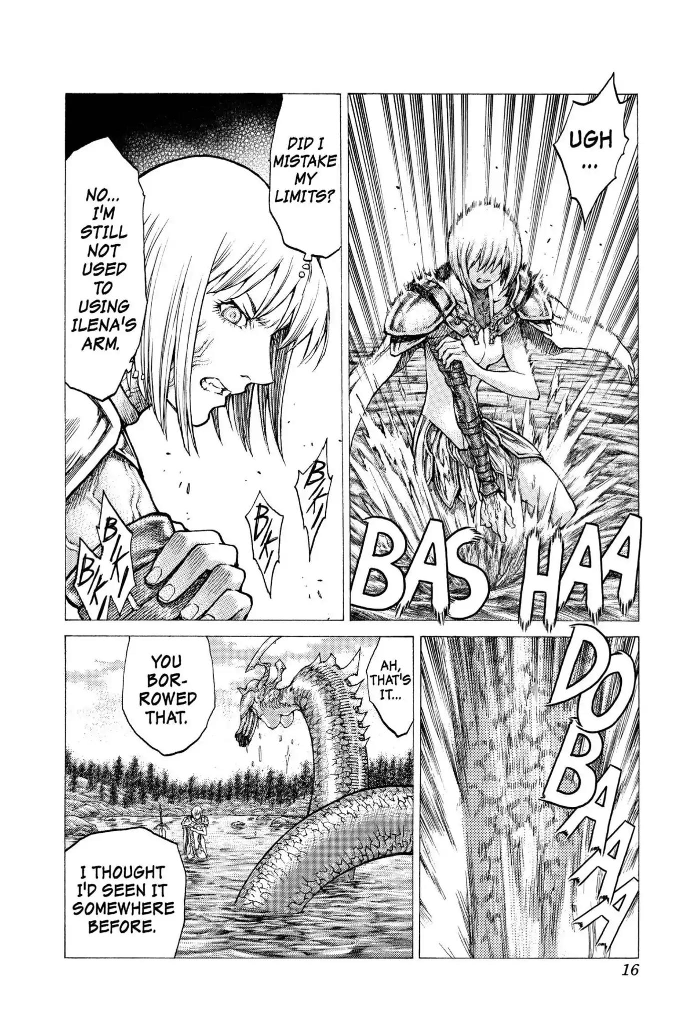 Claymore Chapter 40 page 15 - Chapter 40: Vol.8 Scene 40: Fit for Battle, Part 4