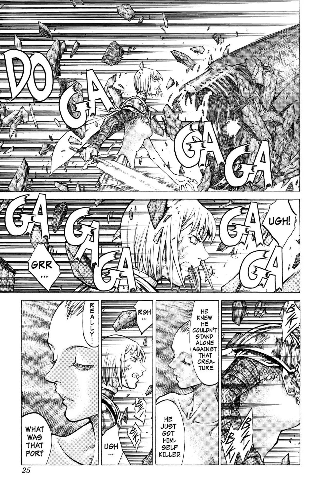 Claymore Chapter 40 page 24 - Chapter 40: Vol.8 Scene 40: Fit for Battle, Part 4