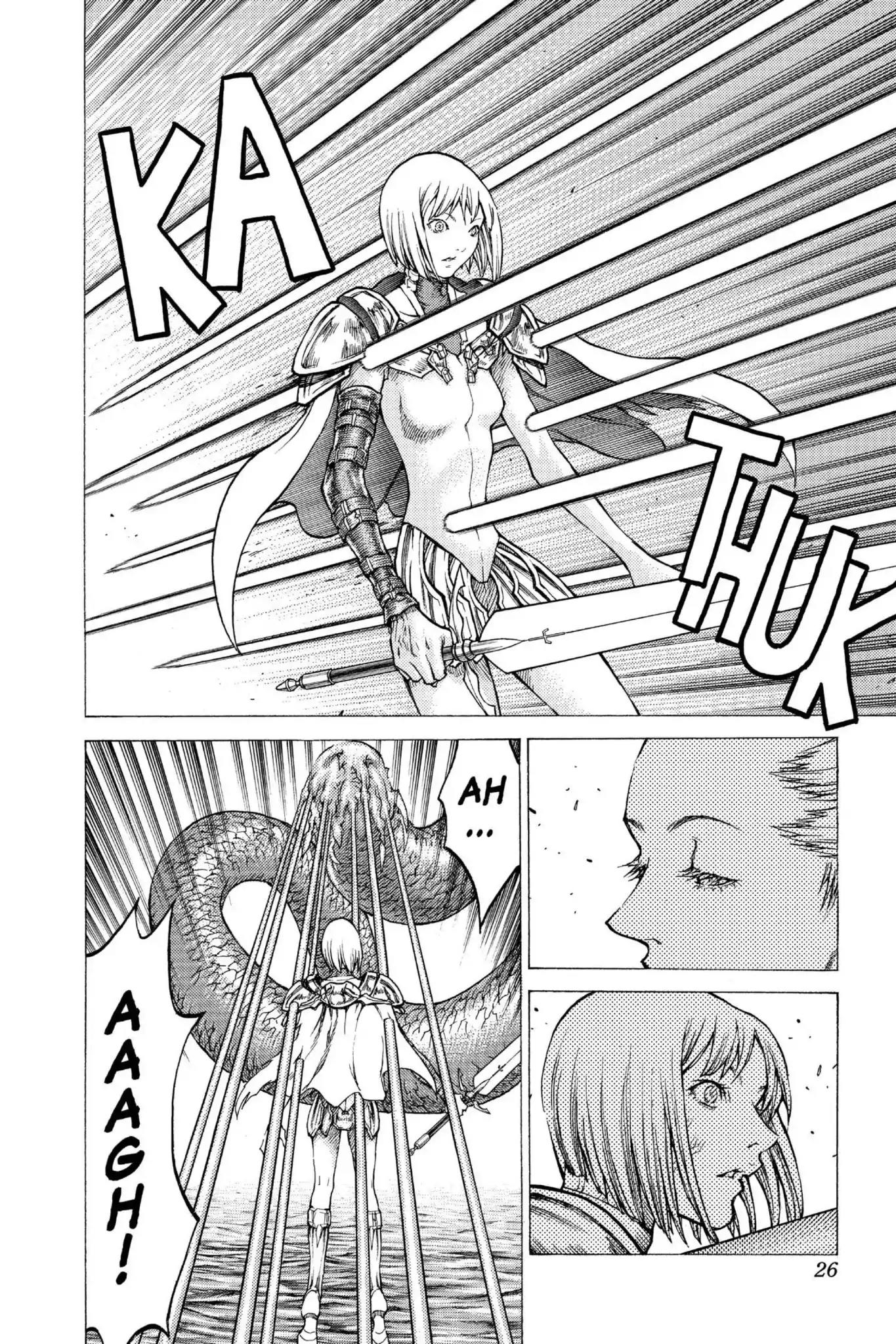 Claymore Chapter 40 page 25 - Chapter 40: Vol.8 Scene 40: Fit for Battle, Part 4