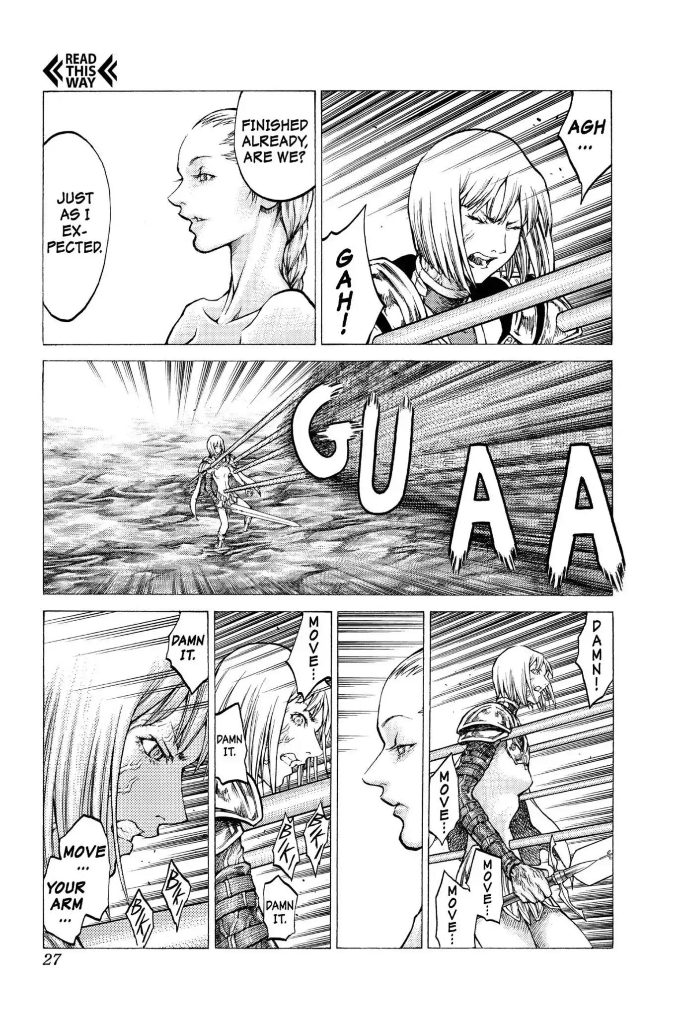 Claymore Chapter 40 page 26 - Chapter 40: Vol.8 Scene 40: Fit for Battle, Part 4