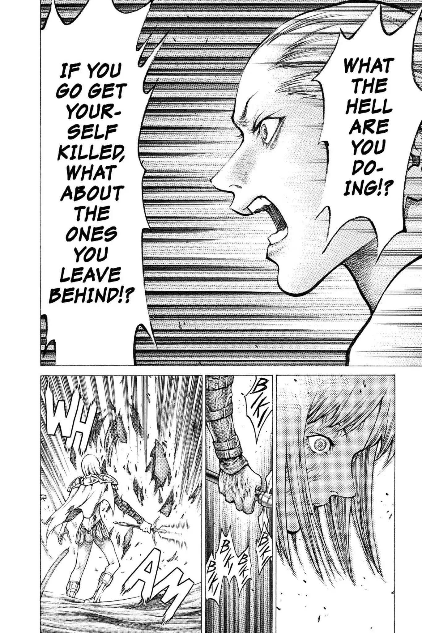 Claymore Chapter 40 page 27 - Chapter 40: Vol.8 Scene 40: Fit for Battle, Part 4