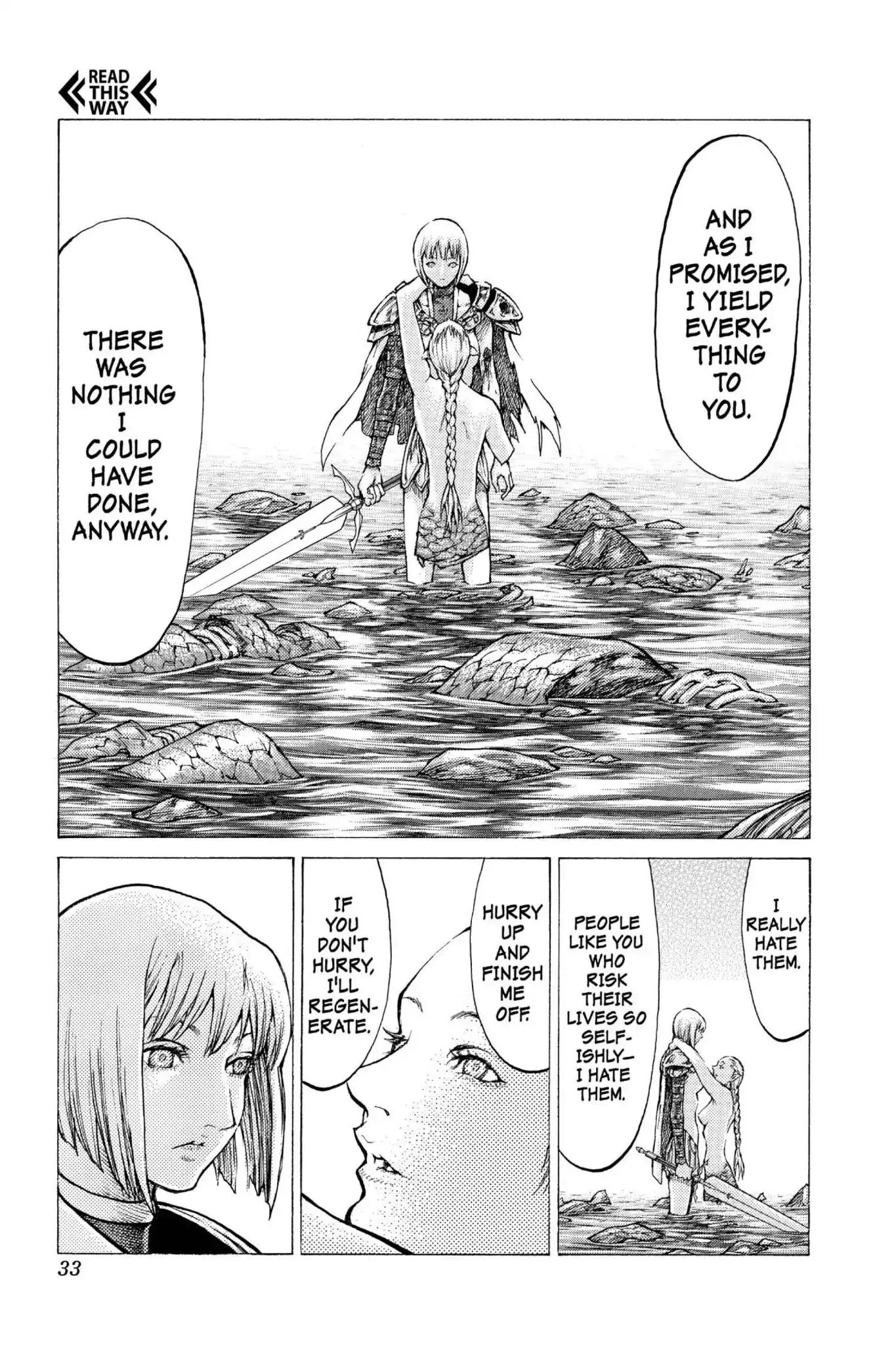 Claymore Chapter 40 page 31 - Chapter 40: Vol.8 Scene 40: Fit for Battle, Part 4