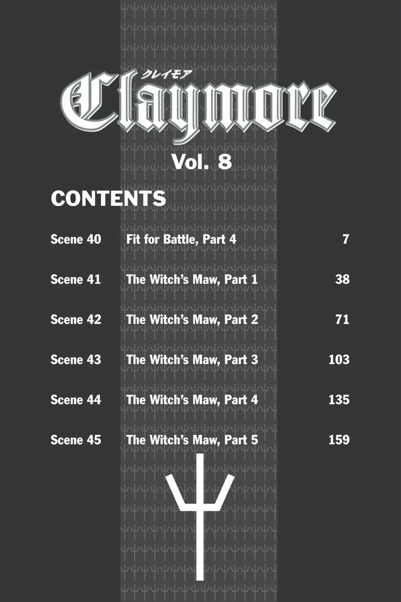 Claymore Chapter 40 page 6 - Chapter 40: Vol.8 Scene 40: Fit for Battle, Part 4