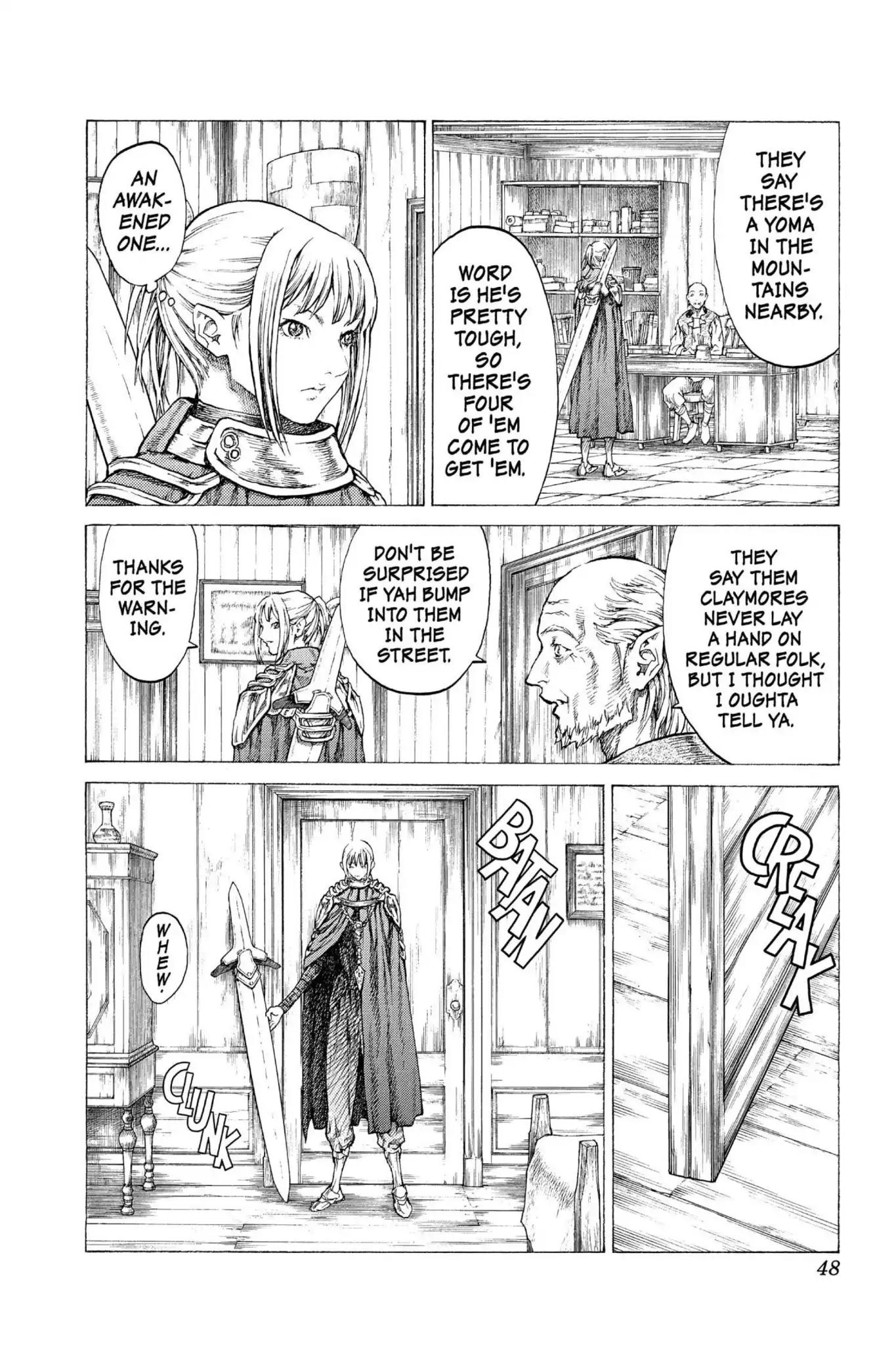 Claymore Chapter 41 page 11 - Chapter 41: Vol.8 Scene 41: The Witch's Maw, Part 1